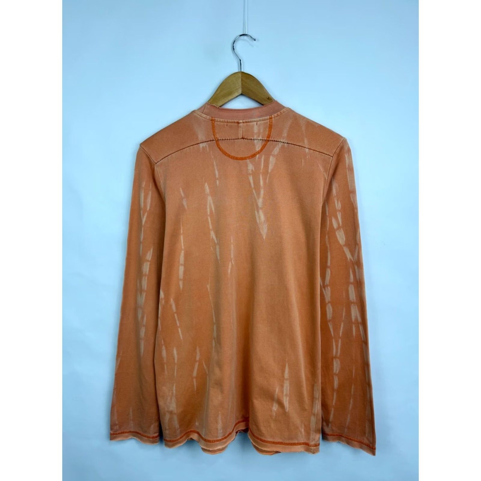 Vintage 🇫🇷 Vintage 00s Marithe Francois Girbaud Archive Long Sleeve Size 16 Orange Size US L / EU 52-54 / 3 - 7 Thumbnail