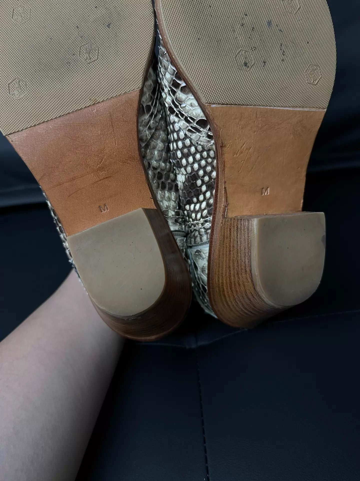 Junya Watanabe Junya Watanabe Snakeskin Riveted Pointed Shoe M 39 Size US 8.5 / EU 41-42 - 7 Thumbnail