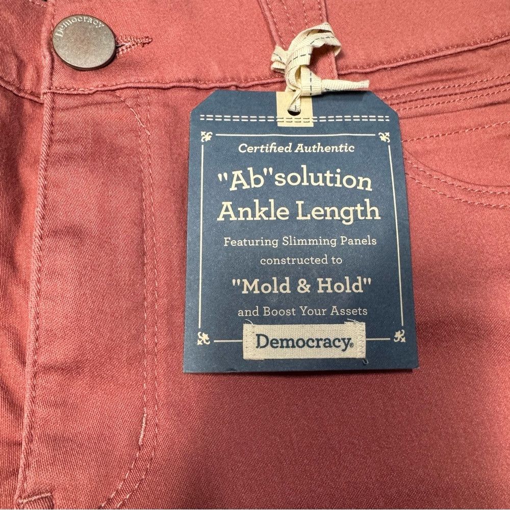Other NWT New Democracy AB Solution Ankle Length Coral Light Brow Size 36" / US 14 / IT 50 - 8 Thumbnail