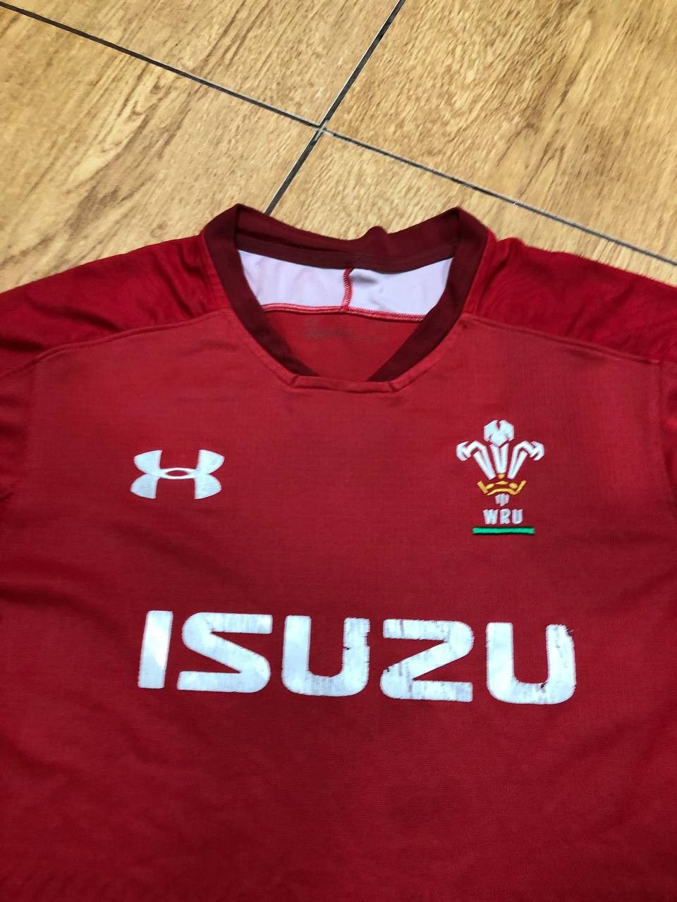 Under Armour Vintage UNDER ARMOUR Wales Home 2019 Shirt Rugby Jersey Size US XL / EU 56 / 4 - 8 Thumbnail