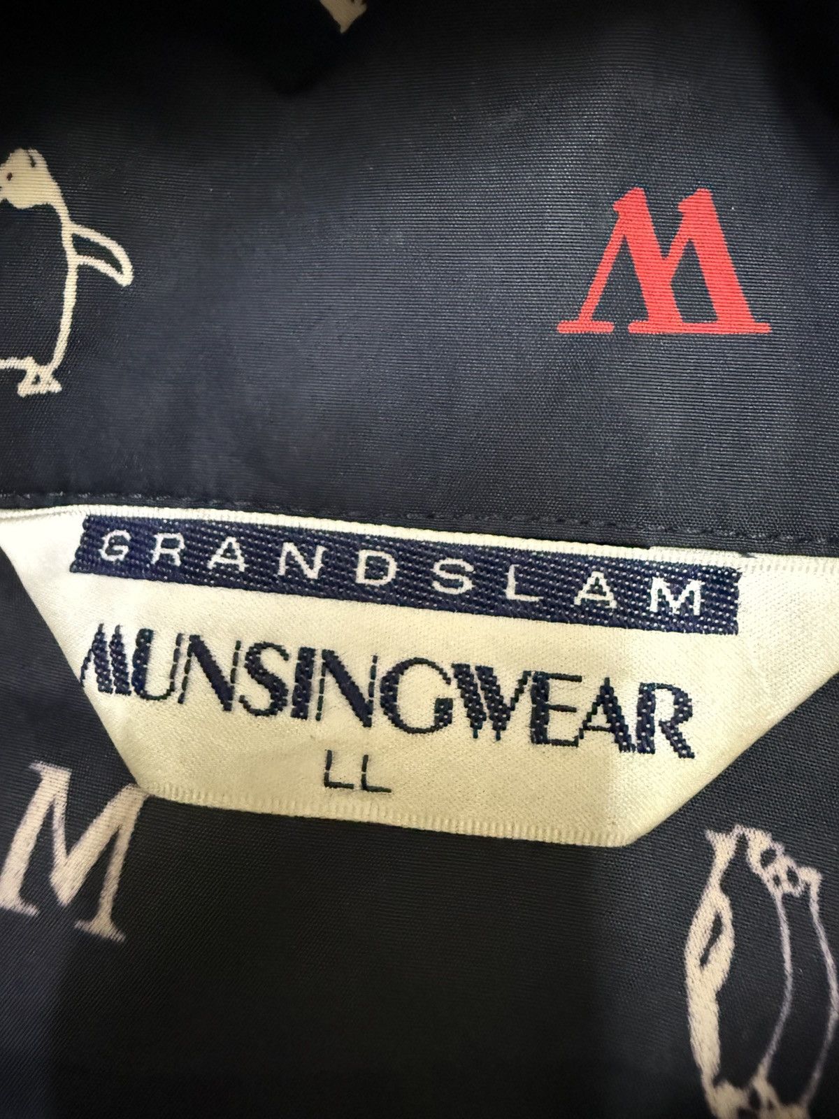 Grand Slam Munsingwear GrandSlam Fullprint Oversized Rain Jacket Hoodie Size US L / EU 52-54 / 3 - 5 Thumbnail