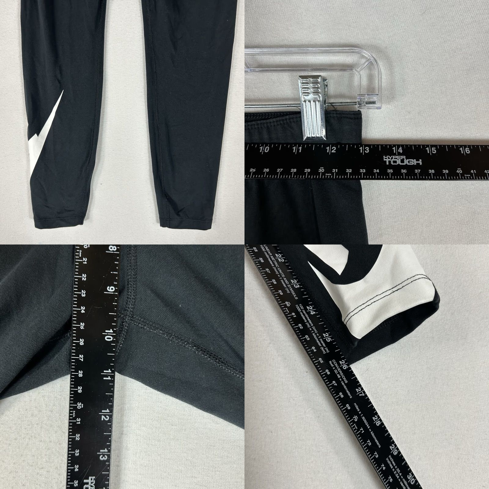 Nike NIKE Leggings Womens Small Black Athletic Casual Activewear Bottoms Size 28" / US 6 / IT 42 - 8 Thumbnail