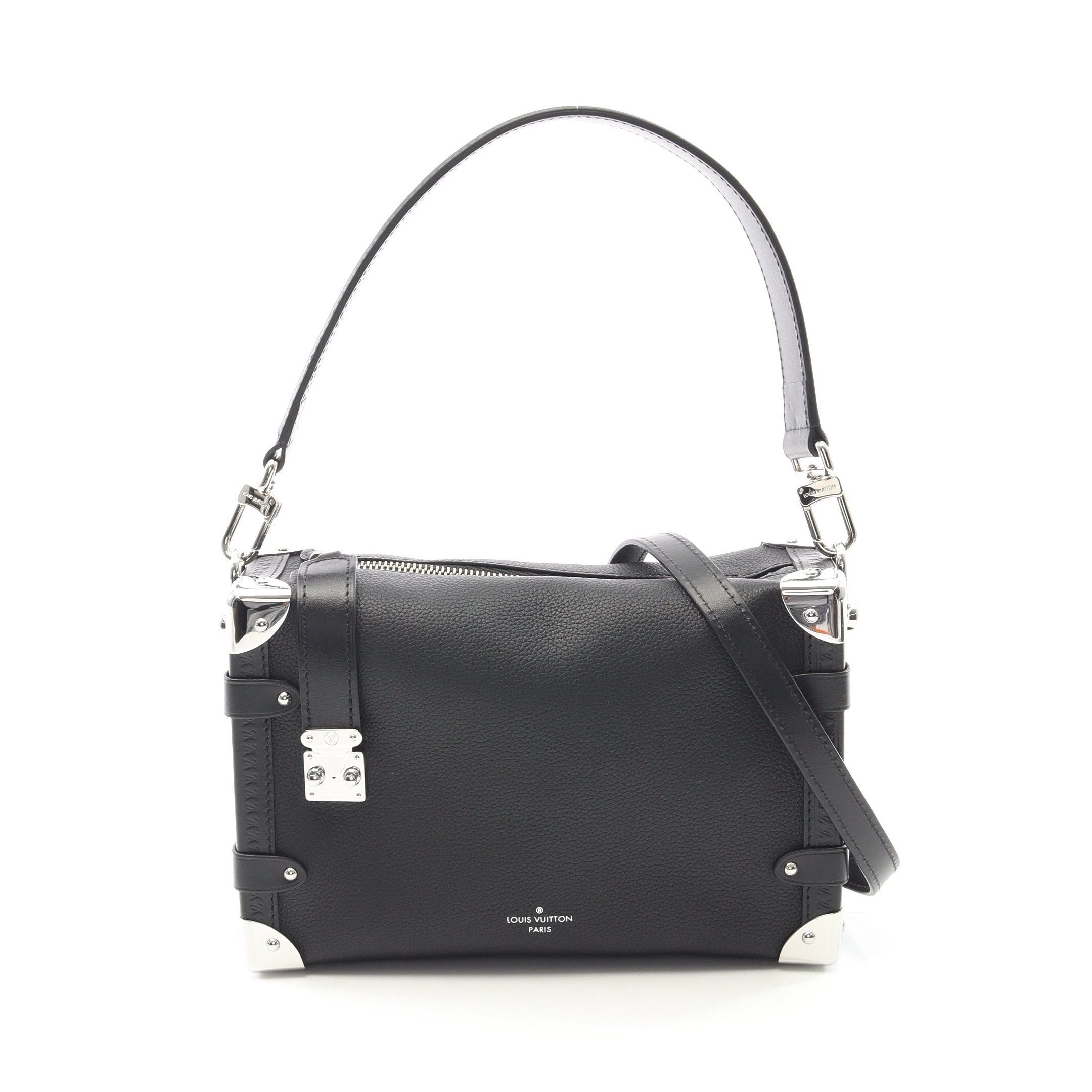 Louis Vuitton Louis Vuitton Side Trunk Mm Noir Handbag Leather Black Size ONE SIZE - 1 Thumbnail