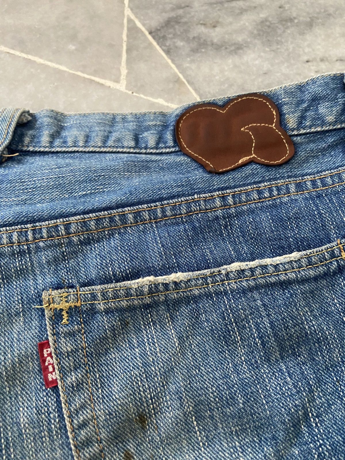 Number (N)ine SS04 Dream Baby Dream Pain denim Shorts Size US 32 / EU 48 - 8 Thumbnail