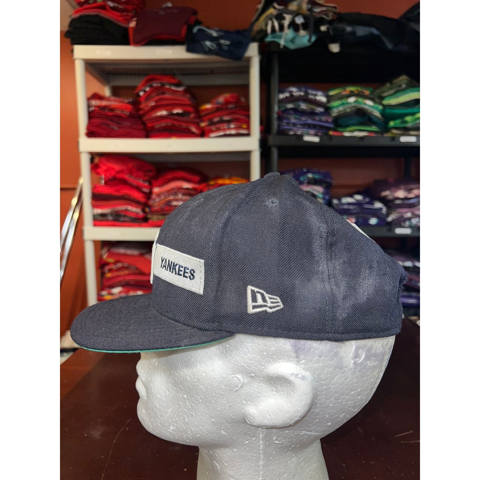 New Era New Era New York Yankees Snapback Hat Cap MLB Baseball Worn Size ONE SIZE - 4 Thumbnail