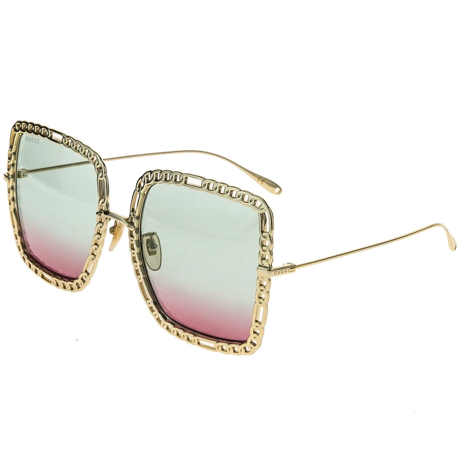 Gucci GUCCI GG1033S 1033 Gold Pink Detachable Necklace Pendant Size ONE SIZE - 11 Thumbnail