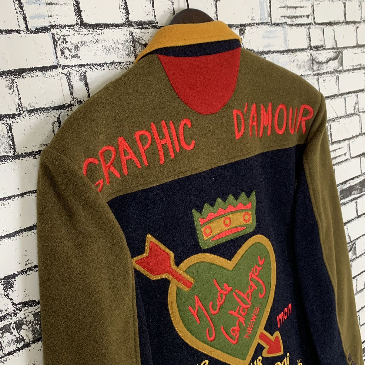 Jean Charles De Castelbajac Jean Charles de Castlebajac Wool Coat Blazer Jacket Size US M / EU 48-50 / 2 - 9 Thumbnail