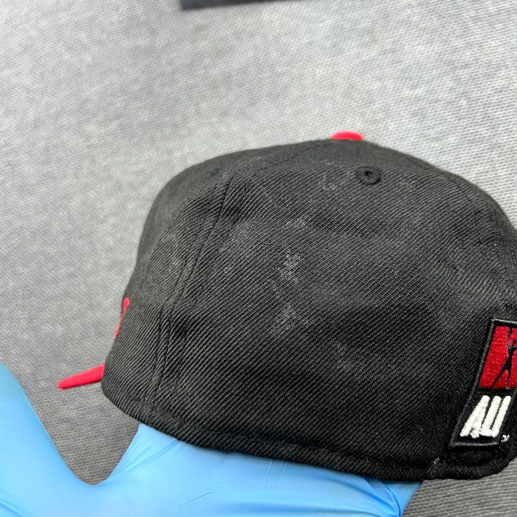 New Era Muhammad Ali x New Era Cap 7 3/8 Fitted Snapback Hat Black Red Boxing Hat Unisex Adults Snapback Adjustable | 7 3/8 | Multicolor Size ONE SIZE - 6 Thumbnail