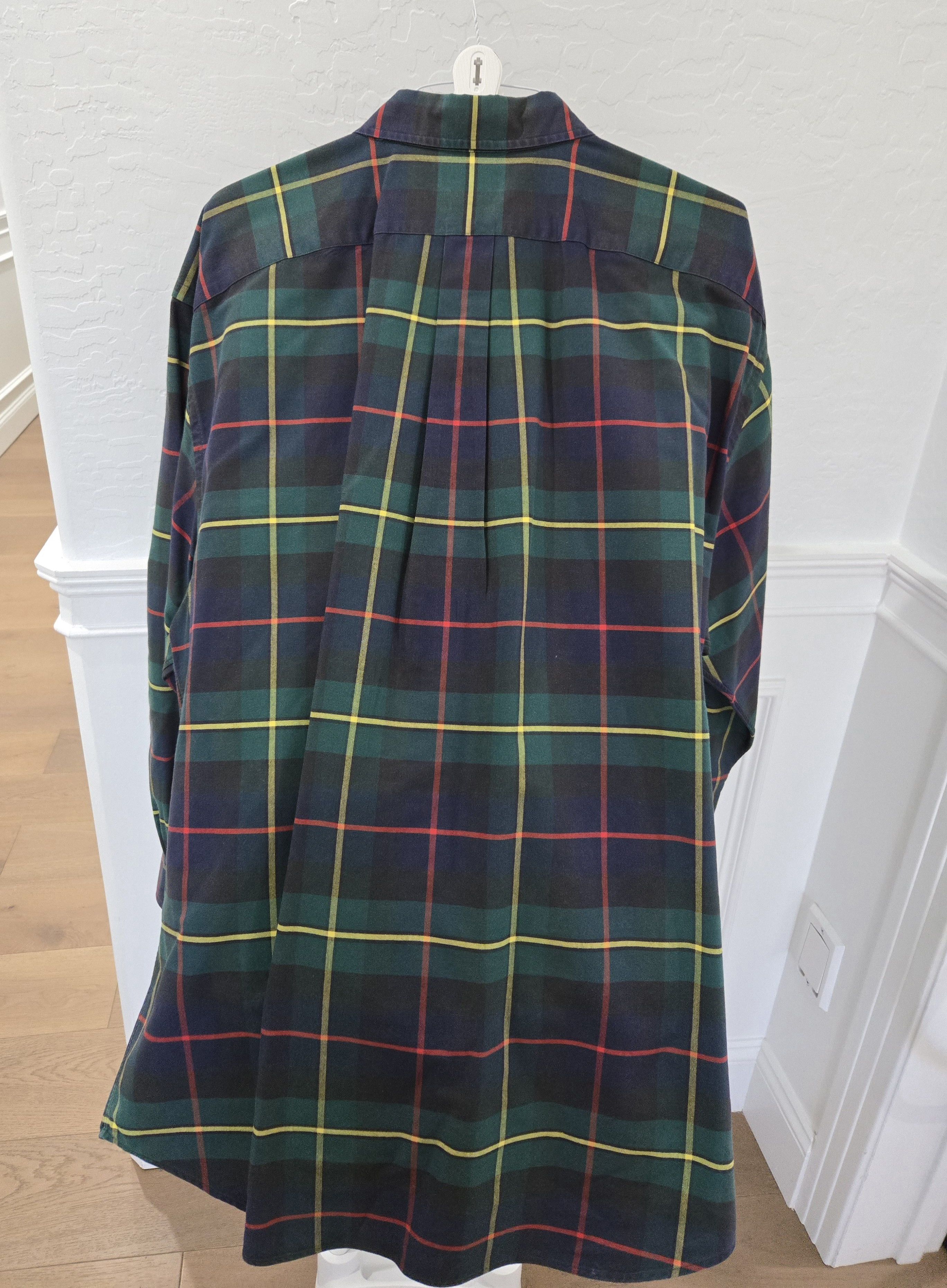 Polo Ralph Lauren Men's 2XLT Tall Ralph Lauren plaid button down shirt Size US XXL / EU 58 / 5 - 3 Thumbnail