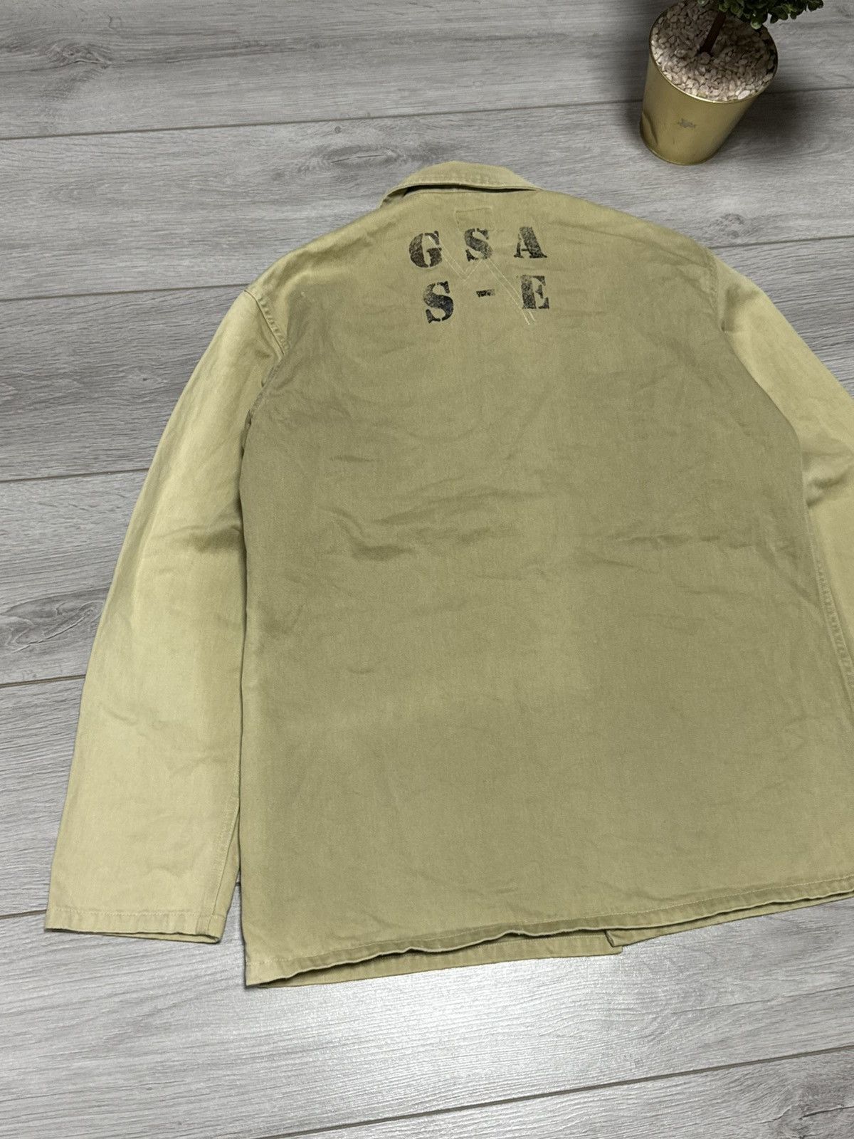 G-Star G star military thick cotton jacket buttons faded Size US L / EU 52-54 / 3 - 12 Thumbnail