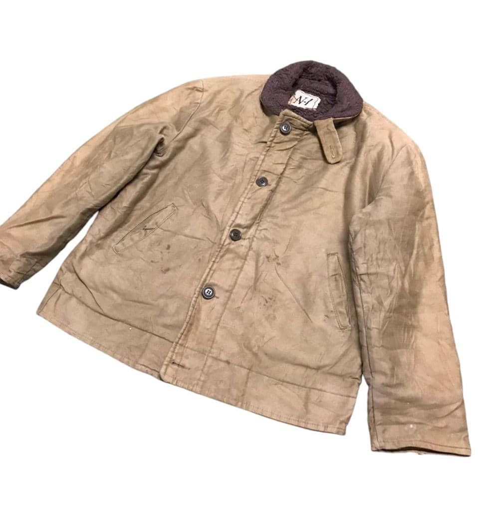 Vintage Vintage N-1 Khaki Jacket Size US XL / EU 56 / 4 - 2 Thumbnail