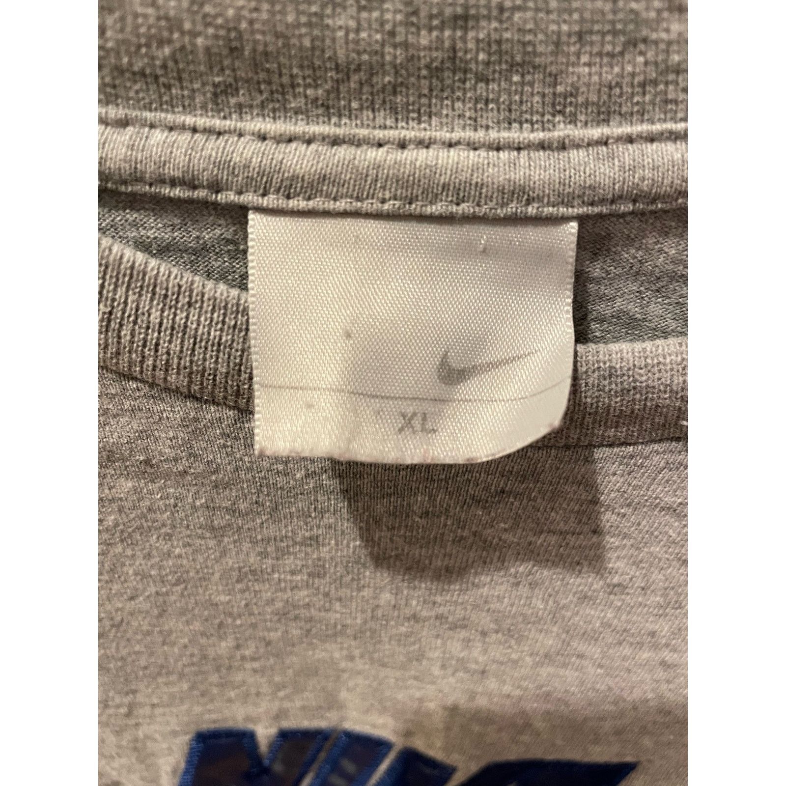 Nike Vintage Y2K Nike Vinyl Blue Logo Silver Label Long Sleeve,XL Size US XL / EU 56 / 4 - 4 Thumbnail
