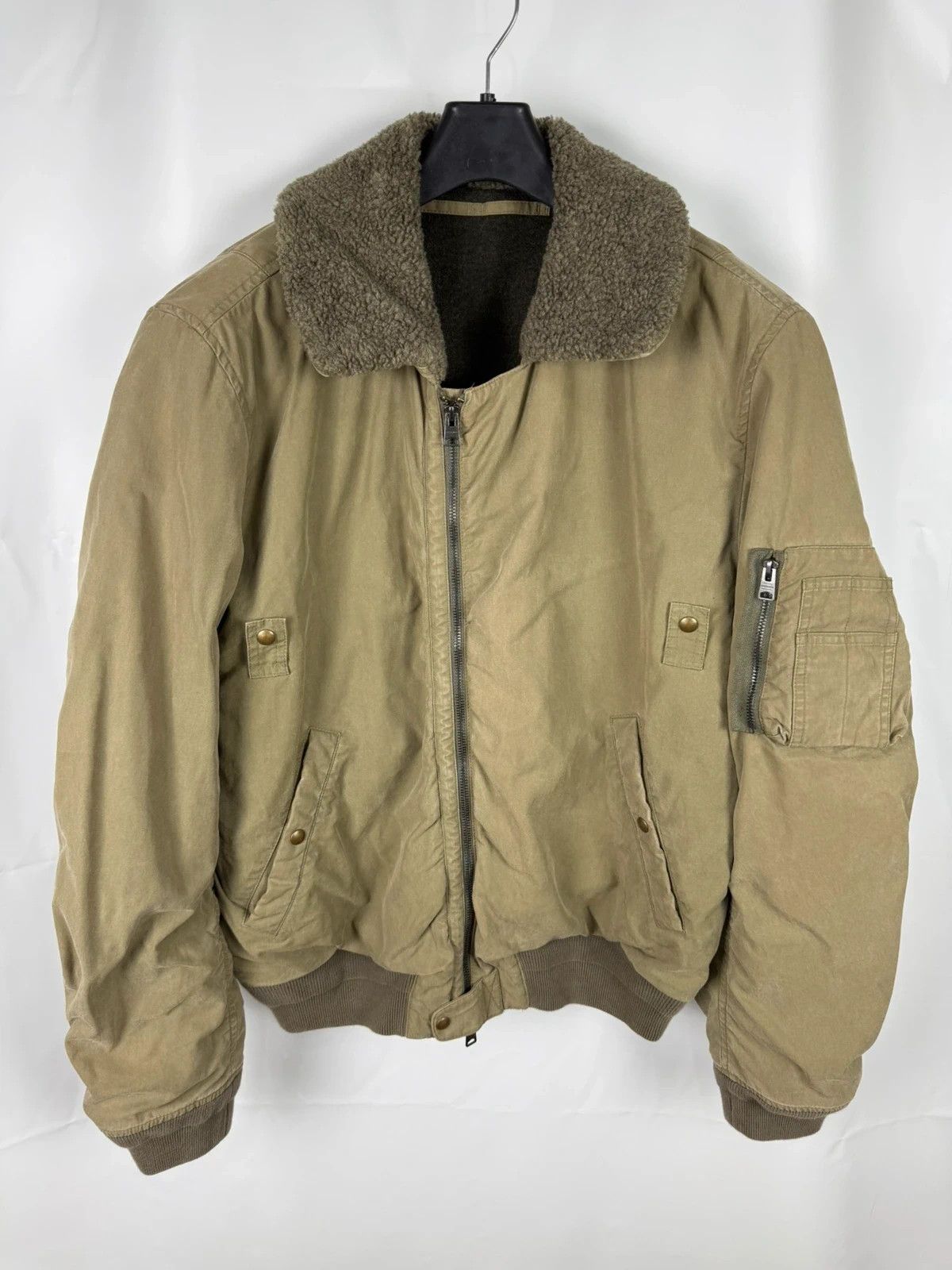 Allsaints Allsaints Faro Bomber Very Rare Wool Lined size XL Size US XL / EU 56 / 4 - 1 Thumbnail