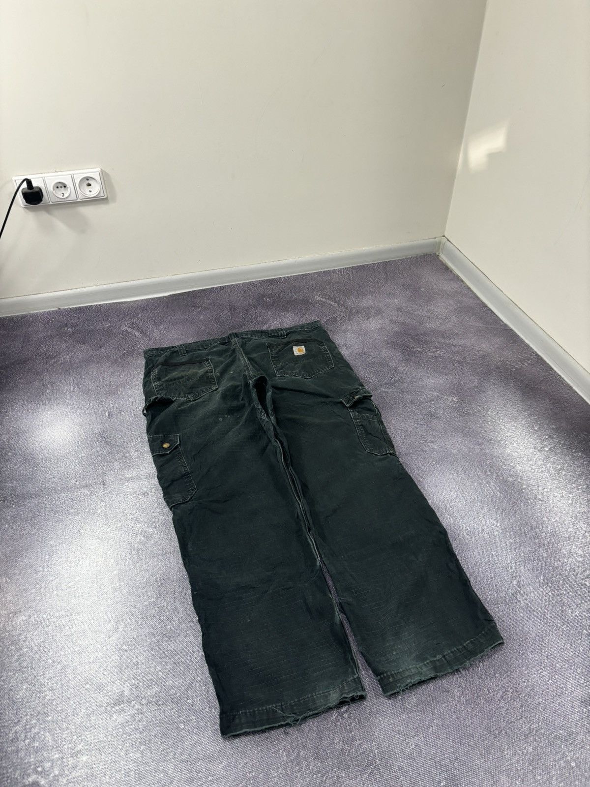 Carhartt Vintage Carhartt USA Dark Green Work Hype Baggy Cargo Pants Size US 40 / EU 56 - 3 Thumbnail