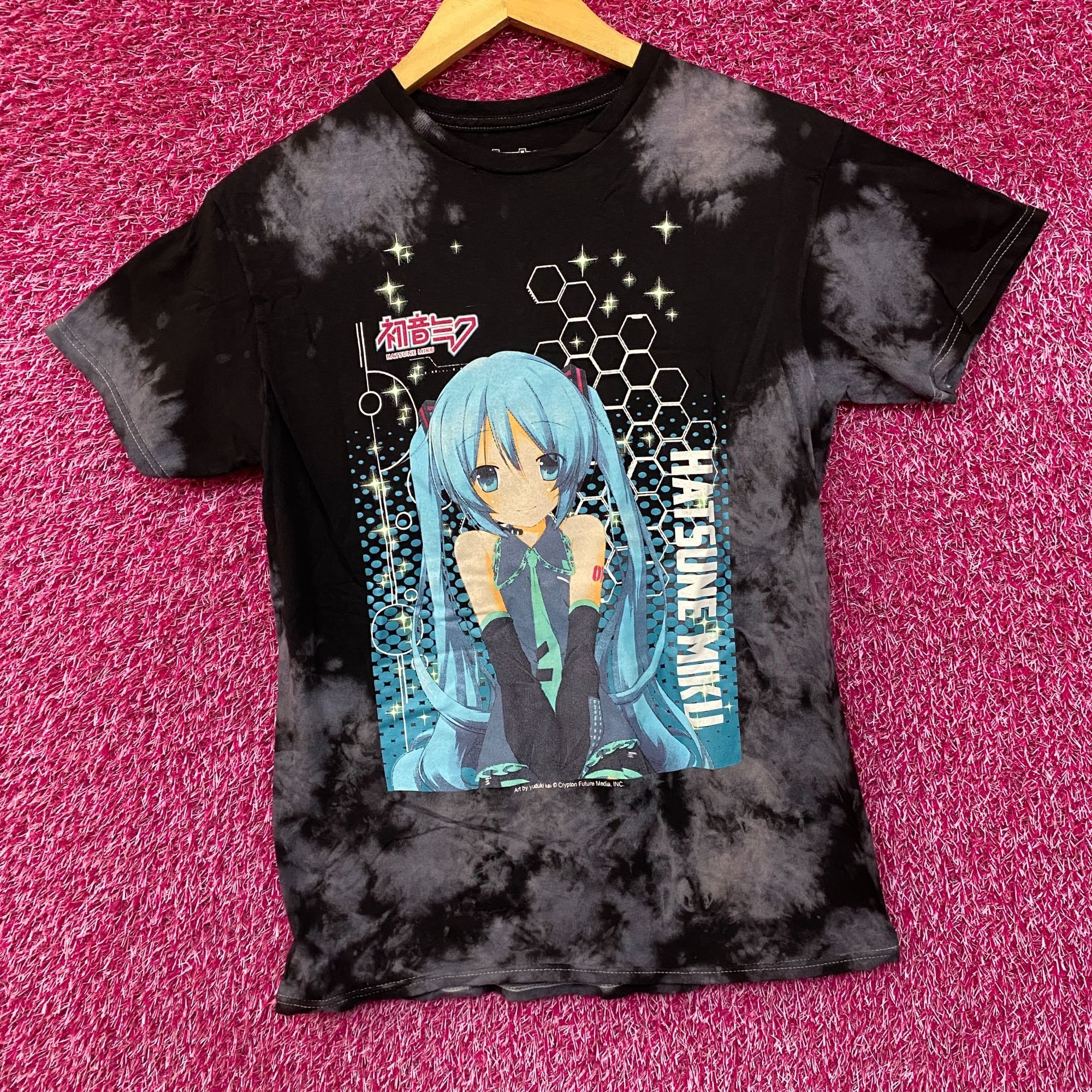 Anime Hatsune Miku The Virtual Idol Chibi Style Anime Bleach Dye S Size US S / EU 44-46 / 1 - 3 Thumbnail