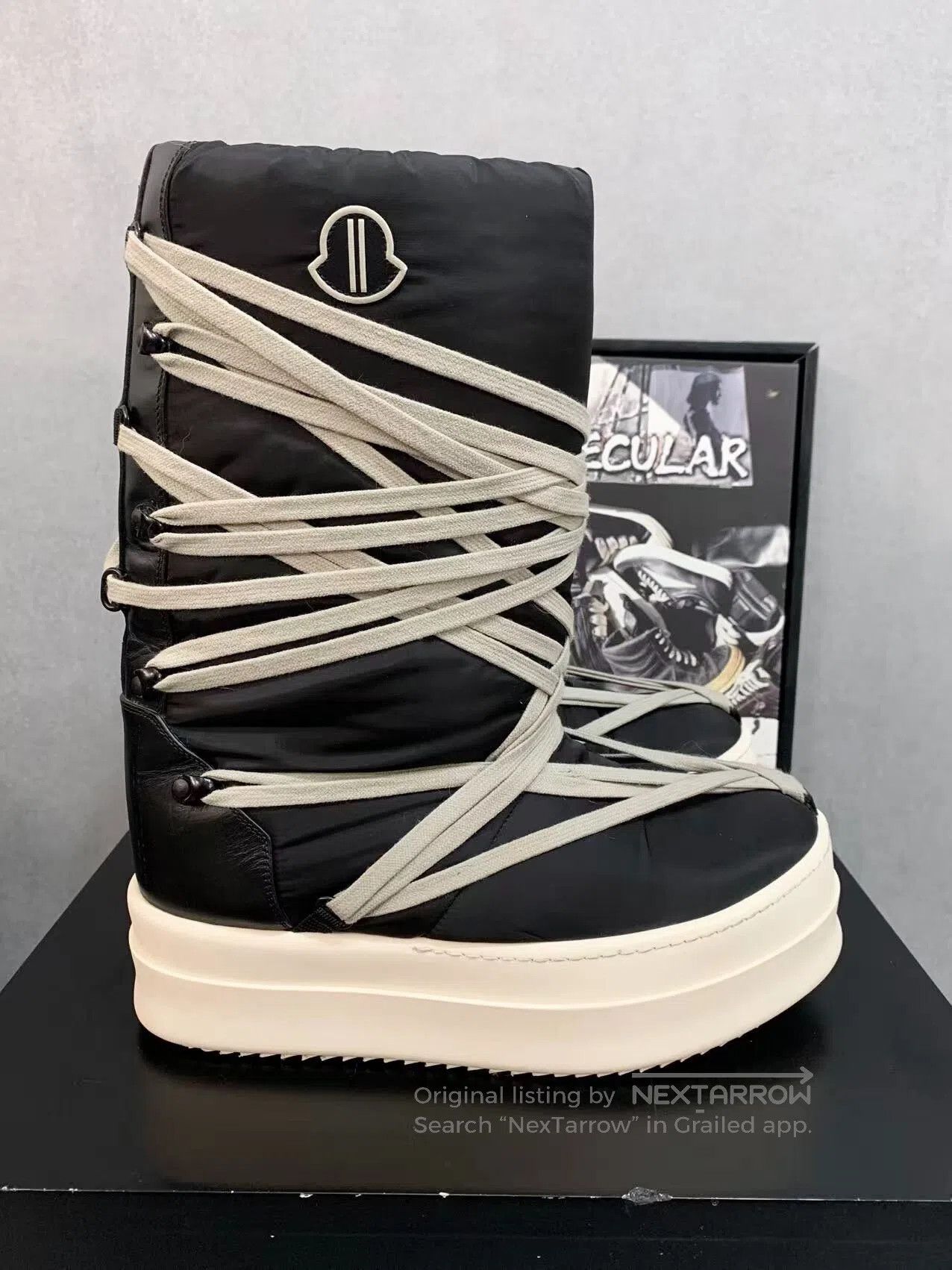 Rick Owens Rick Owens Platform Sliver Beatle Boot | Grailed