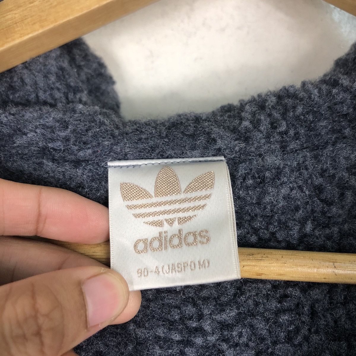 Adidas × Japanese Brand × Vintage Adidas Vintage Jacket Big Logo Rare Design Large #A1 Size US L / EU 52-54 / 3 - 18 Thumbnail
