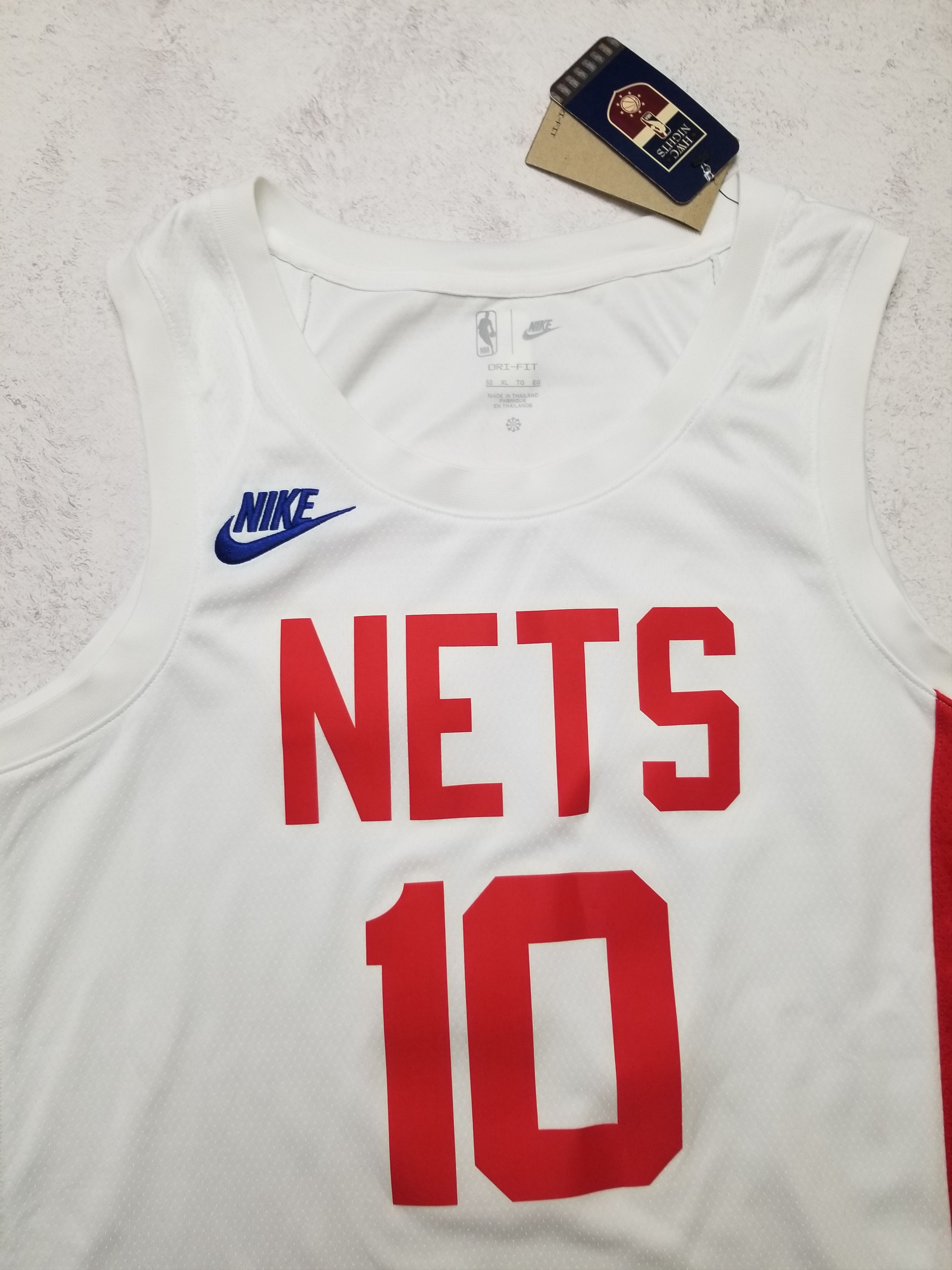 Nike NBA Brooklyn Nets Simmons HWC Swingman Jersey DO9444-101 Size US XL / EU 56 / 4 - 17 Thumbnail