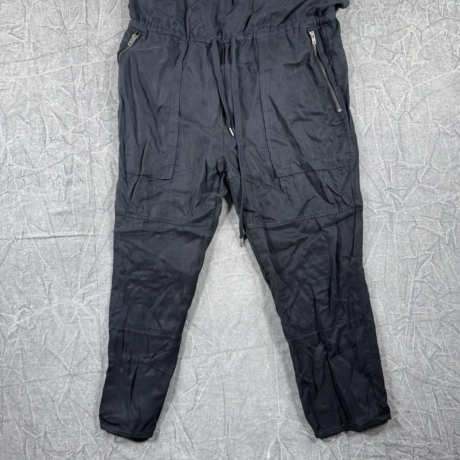 Other Wilfred Free Overalls Women's S Black Valletta Cropped Twill Size 28" / US 6 / IT 42 - 3 Thumbnail