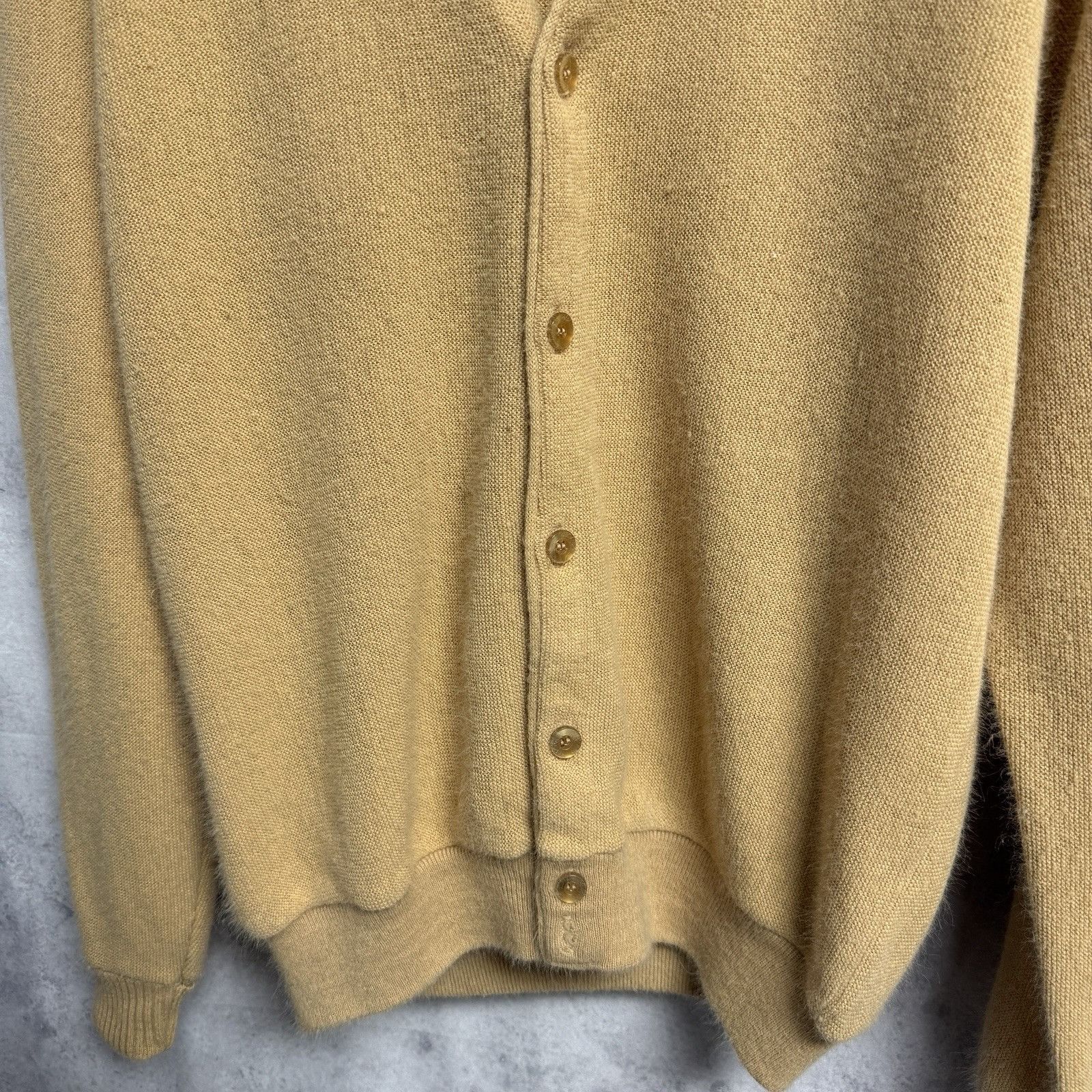 Vintage Vintage 80s Cardigan Sweater Mens Large Orlon Acrylic Styled Size US L / EU 52-54 / 3 - 3 Thumbnail
