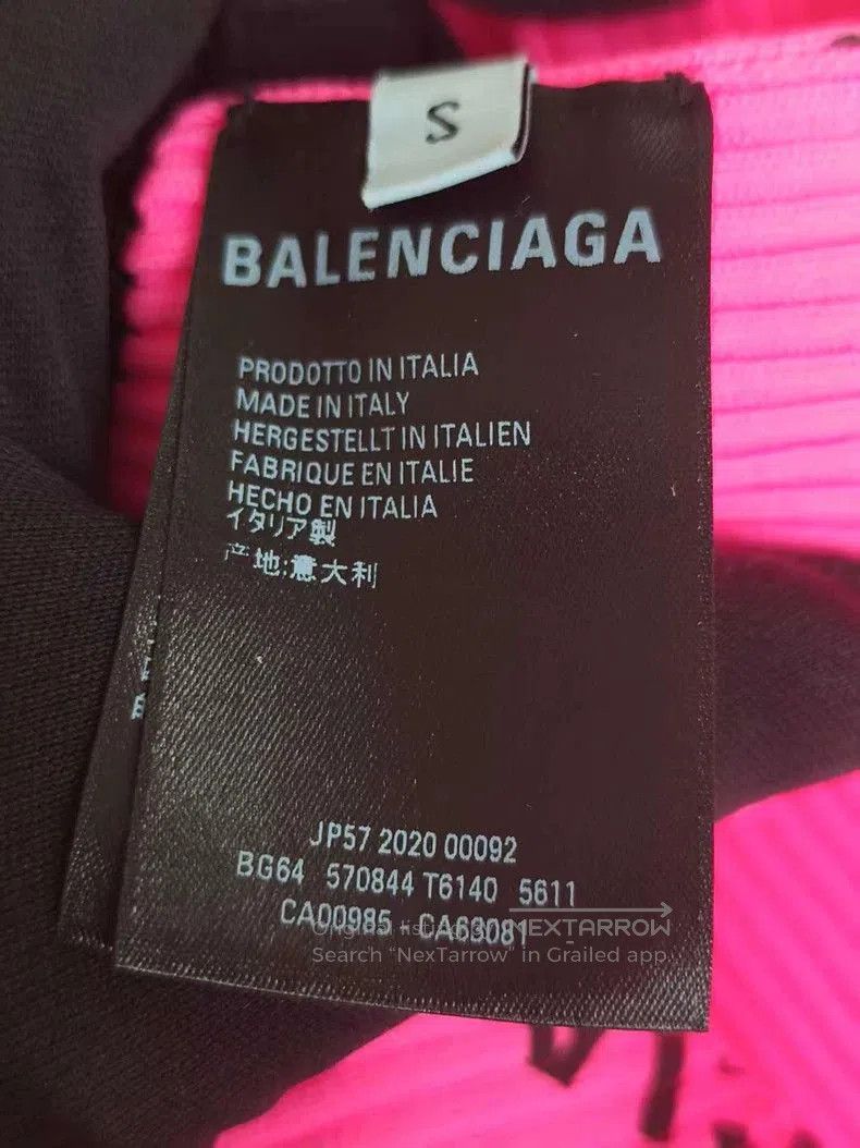 Balenciaga Balenciaga Pink Logo Sweater. Size US M / EU 48-50 / 2 - 5 Thumbnail