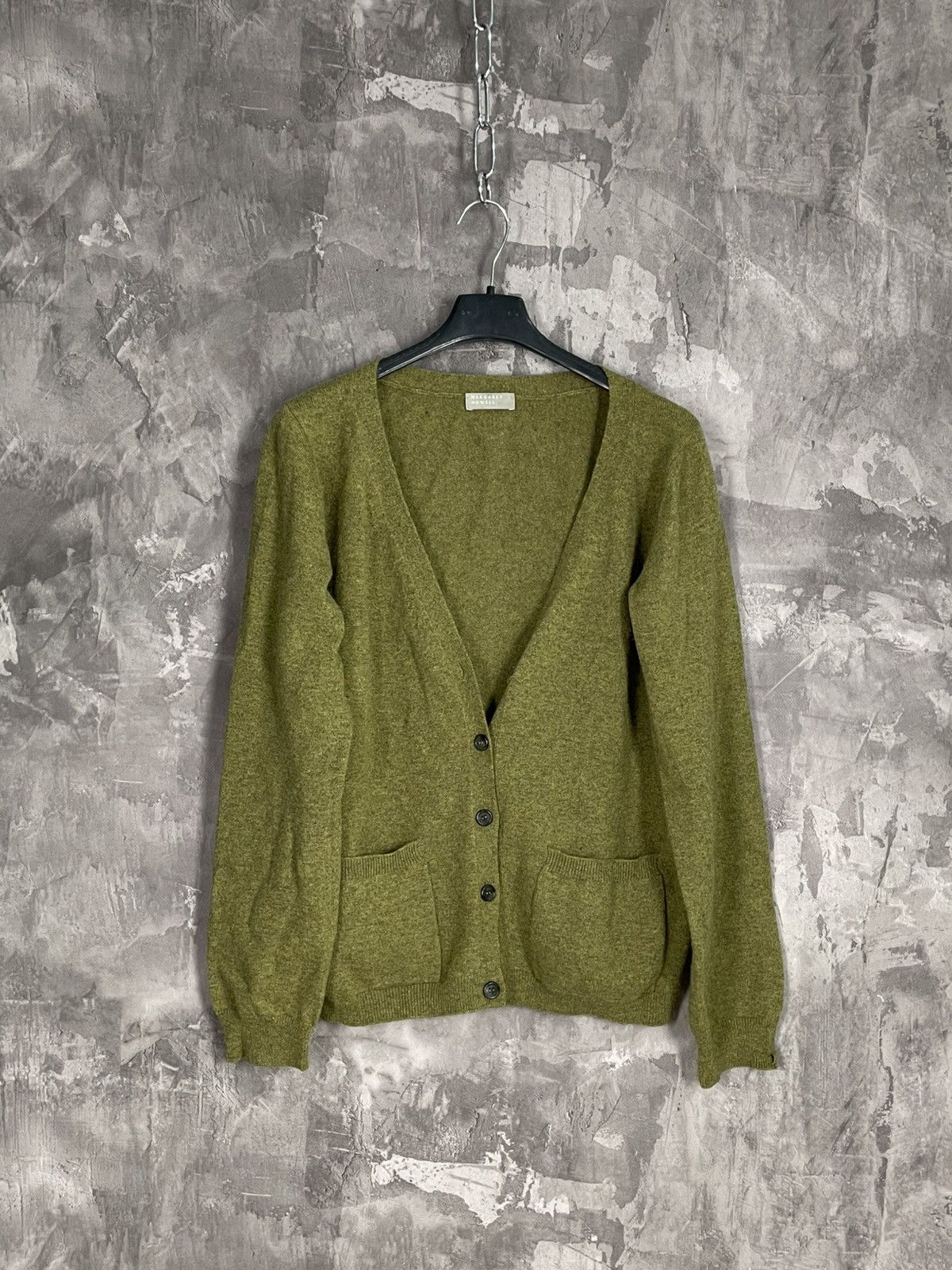 Margaret Howell × Vintage VINTAGE MARGARET HOWELL DESIGNER BUTTON SWEATER Size L / US 10 / IT 46 - 1 Thumbnail