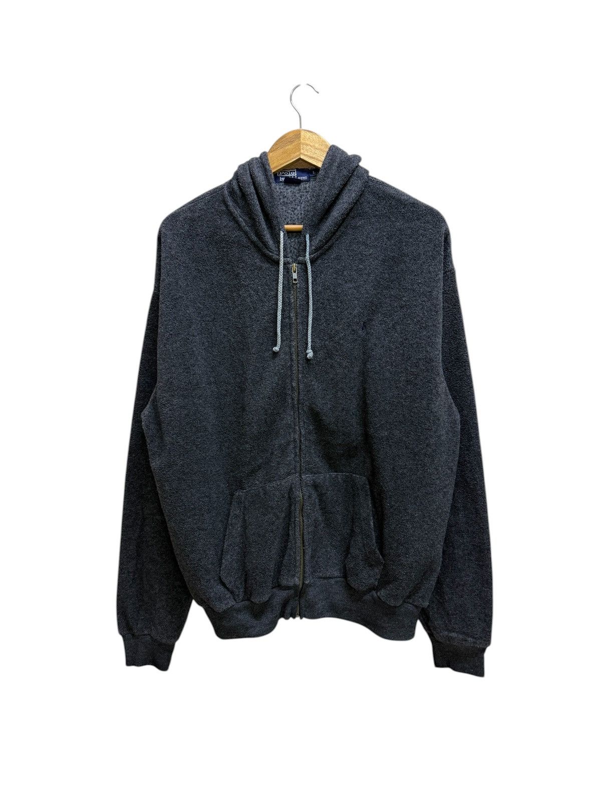 Polo Ralph Lauren Vintage Polo by Ralph Lauren Small Pony Fleece Sweater Hodie Size US XL / EU 56 / 4 - 1 Thumbnail