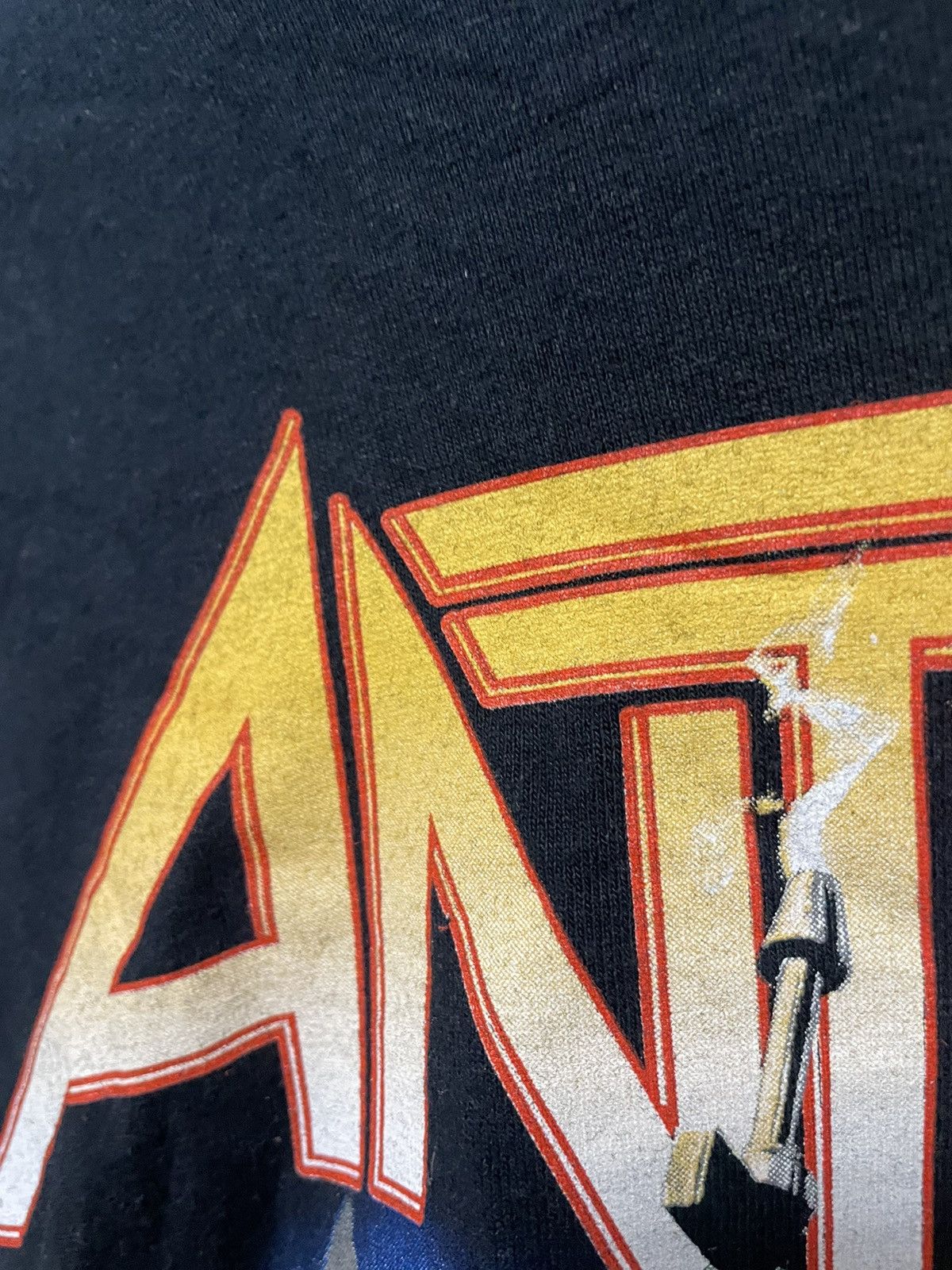 Band Tees Vintage Anthrax I Am The Law Rock It Longsleeve Tee L Size US L / EU 52-54 / 3 - 5 Thumbnail
