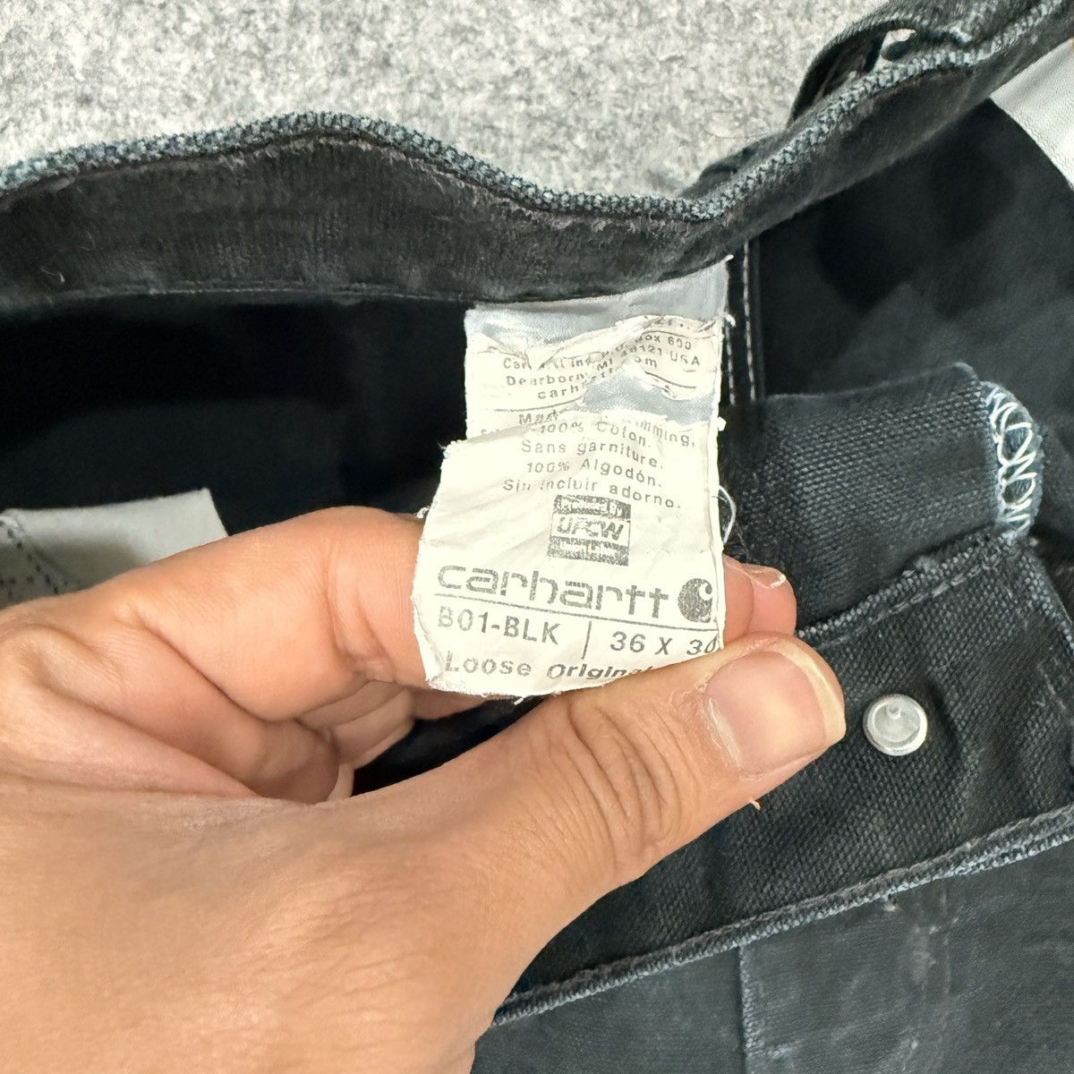 Carhartt 1 of 1 Carhartt Sashiko double knee denim Size US 36 / EU 52 - 8 Thumbnail