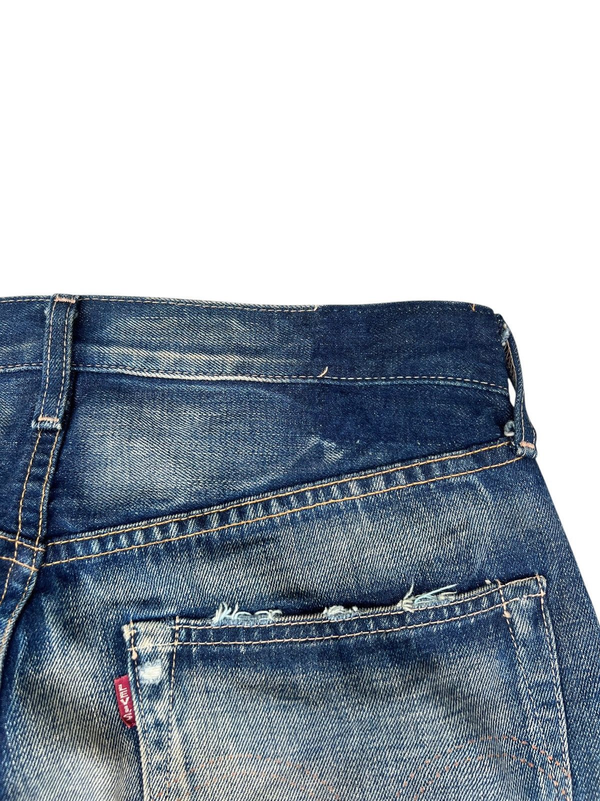 Levi's Vintage Clothing WW2 Model 2006 LVC Levi’s S501XX Big E Denim Selvedge Jeans Size US 31 - 20 Thumbnail