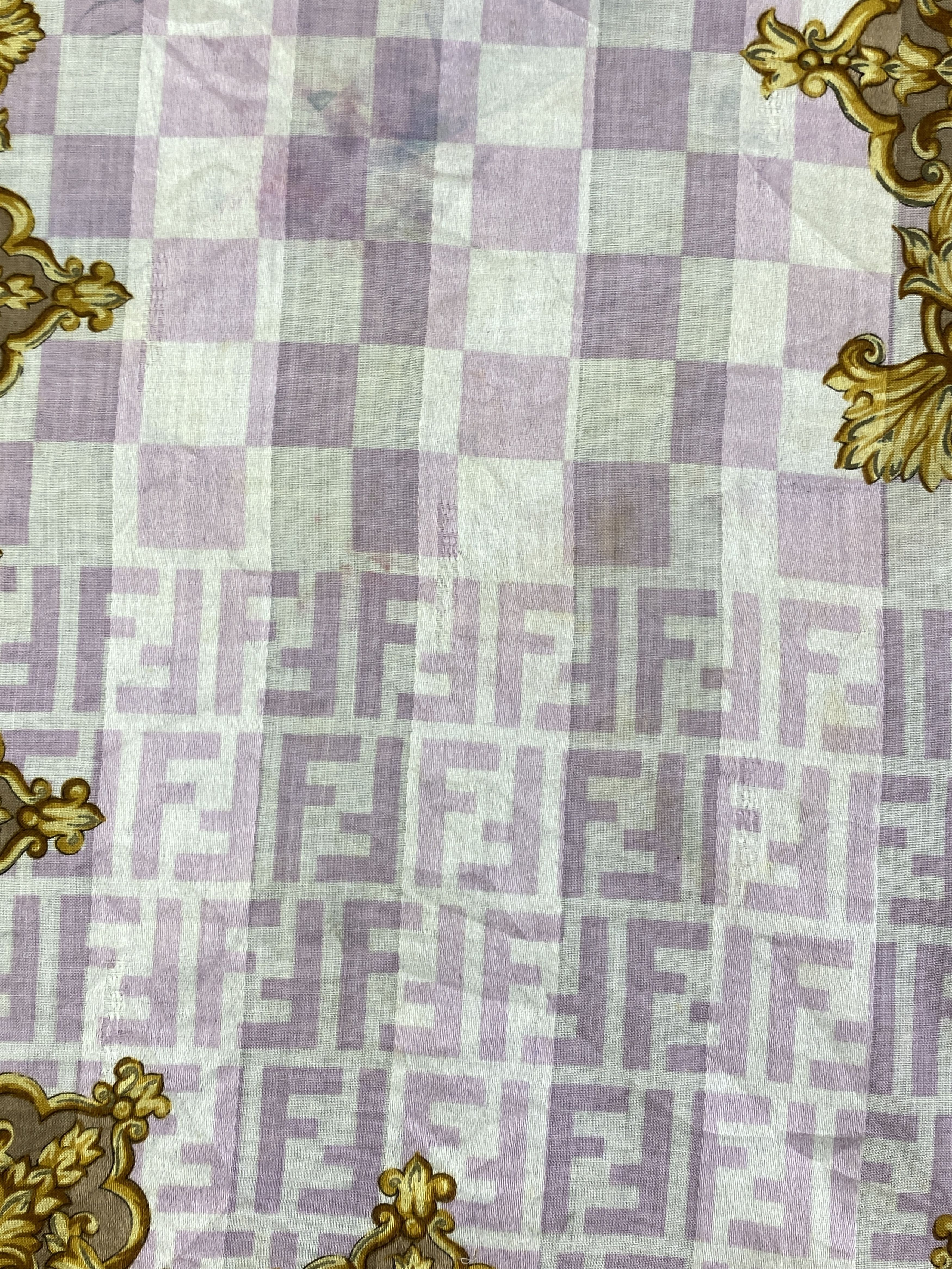 Fendi Vintage Fendi Handkerchief / Neckerchief KT0004 Size ONE SIZE - 12 Thumbnail