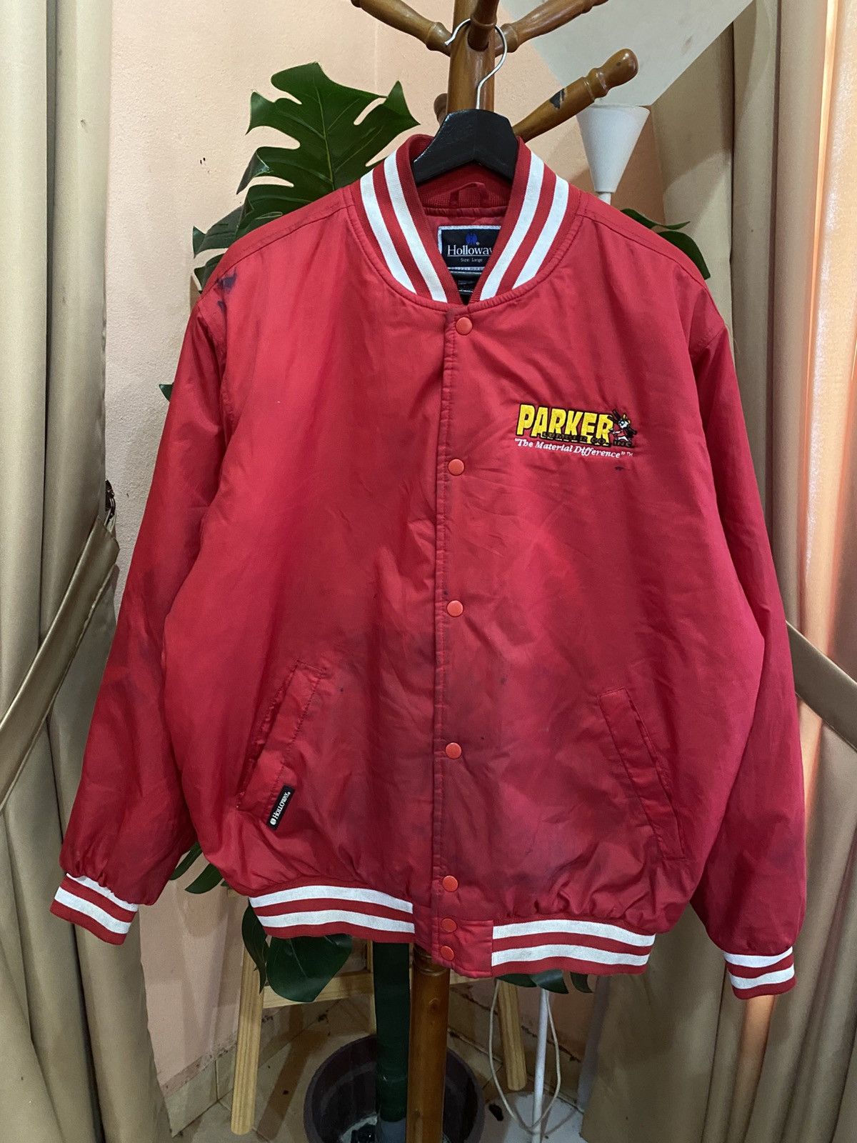 Holloway VINTAGE 90s HOLLOWAY VARSITY JACKET Size US L / EU 52-54 / 3 - 2 Thumbnail