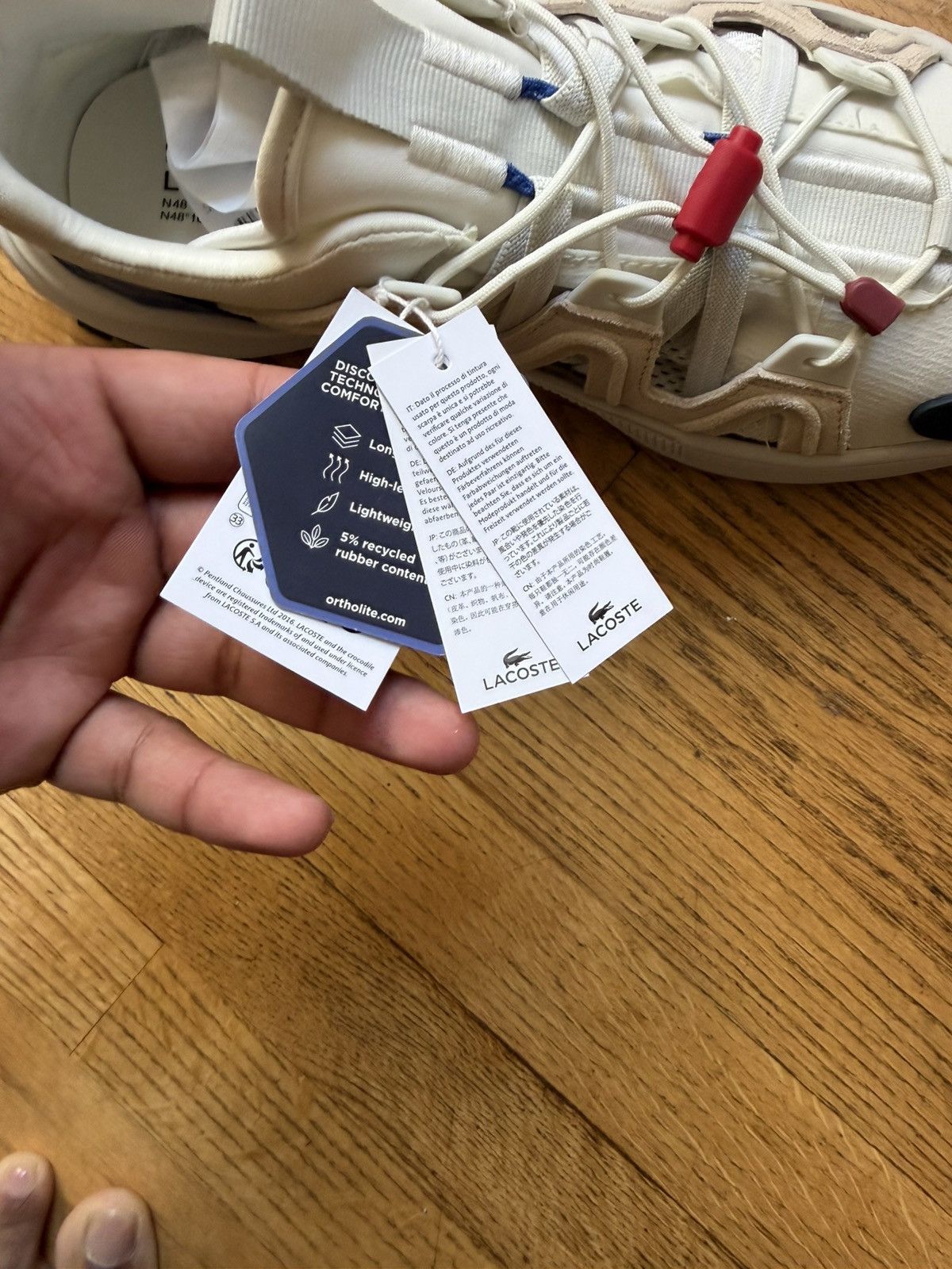 Lacoste Lacoste Audyssor Lite ADVT Sneakers Size US 10 / EU 43 - 8 Thumbnail