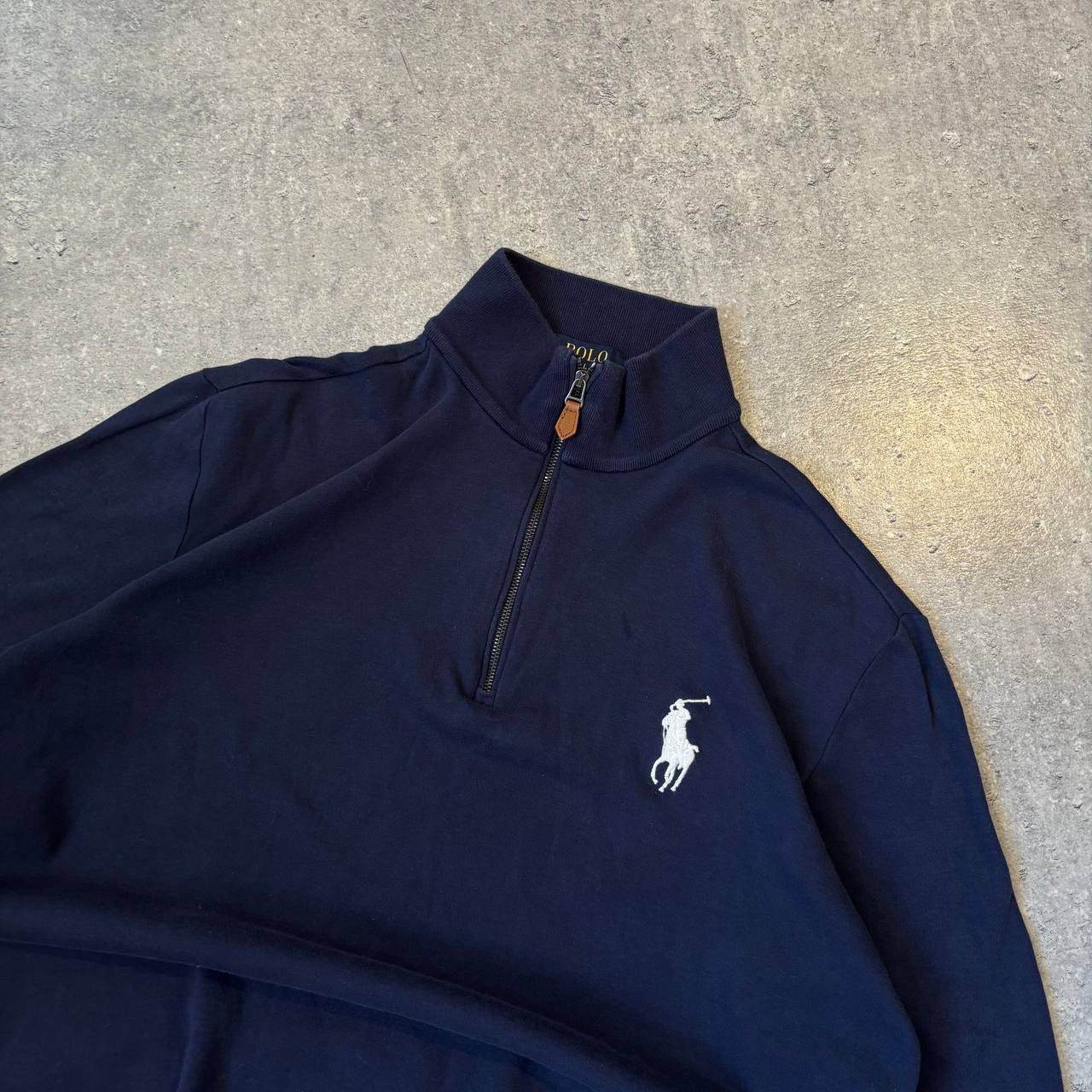 Polo Ralph Lauren × Vintage Old Money Polo Ralph Lauren Vintage 1/3 zip up sweater Size US M / EU 48-50 / 2 - 2 Thumbnail