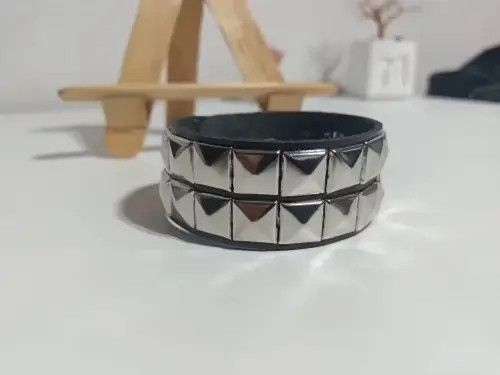 Jewelry × Vintage Silver Rivet Bracelet Size ONE SIZE - 4 Thumbnail