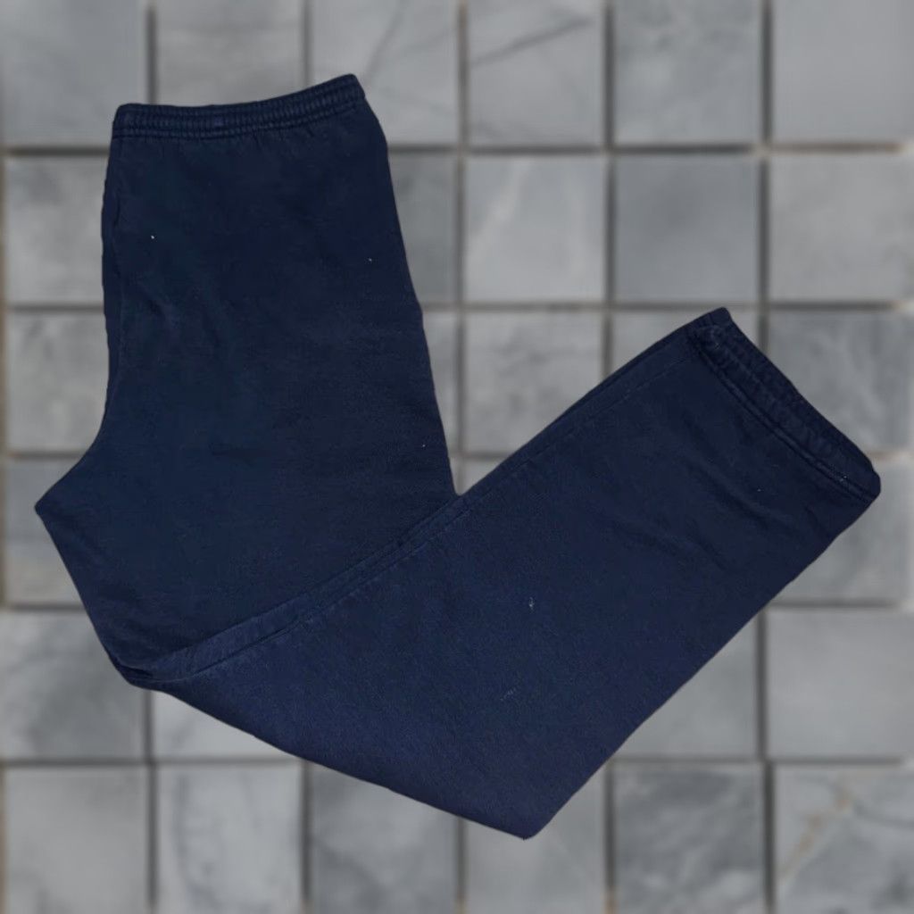 Russell Athletic VINTAGE Russell Athletic Sweatpants Men 2XL Navy Blue Drawstring 36x34 Distressed Activewear Distressed 90s? (But avoid extra) Size US 39 - 1 Thumbnail