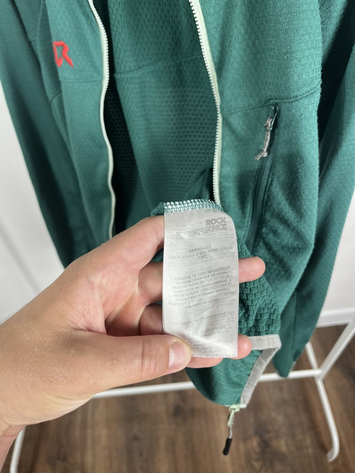 Other Rock Experience Women’s Green Hoodie Zip Fleece Jacket Size L / US 10 / IT 46 - 7 Thumbnail