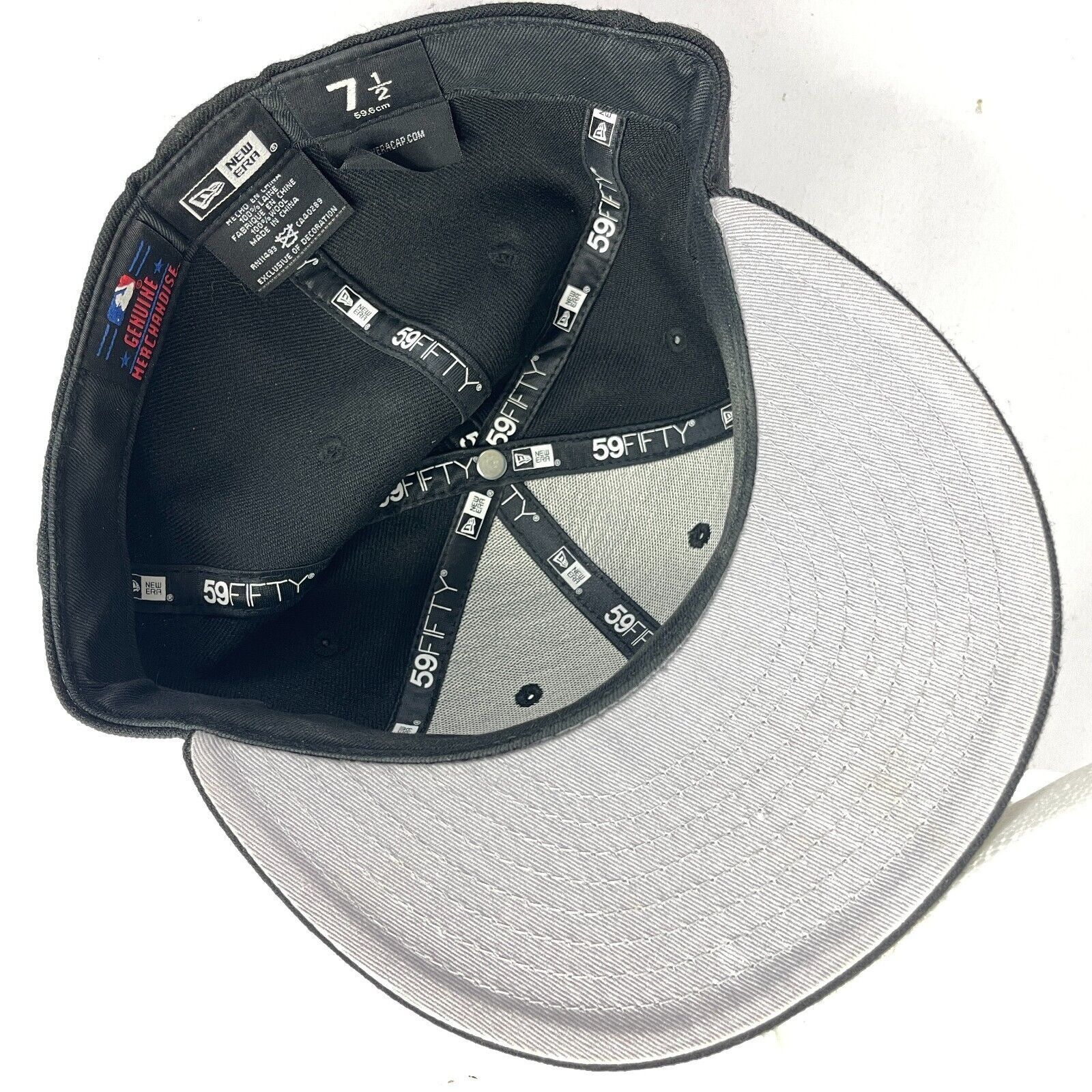 New Era Oakland A's Athletics New Era 7.5 MLB Fitted Baseball Cap In Size 46 - 10 Thumbnail