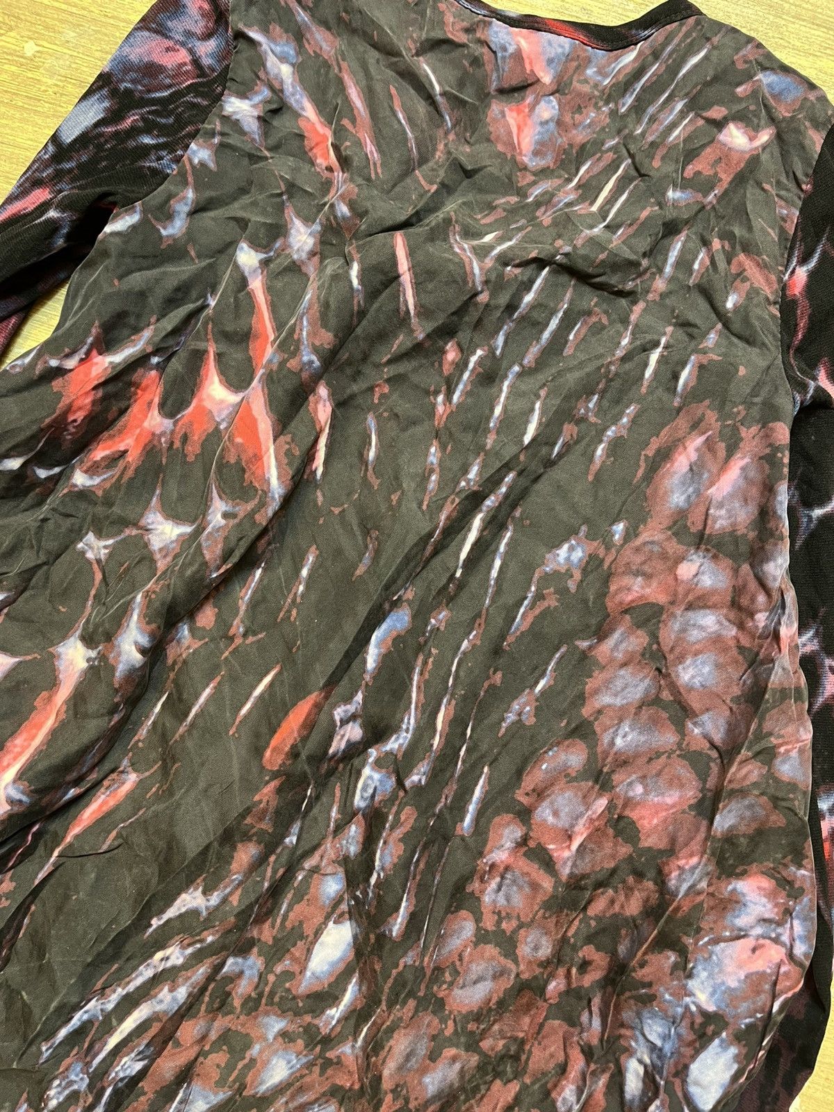 Vintage × Vivienne Tam Vivienne tam assymetrical swirled dye Scales Mesh dress Size ONE SIZE - 7 Thumbnail