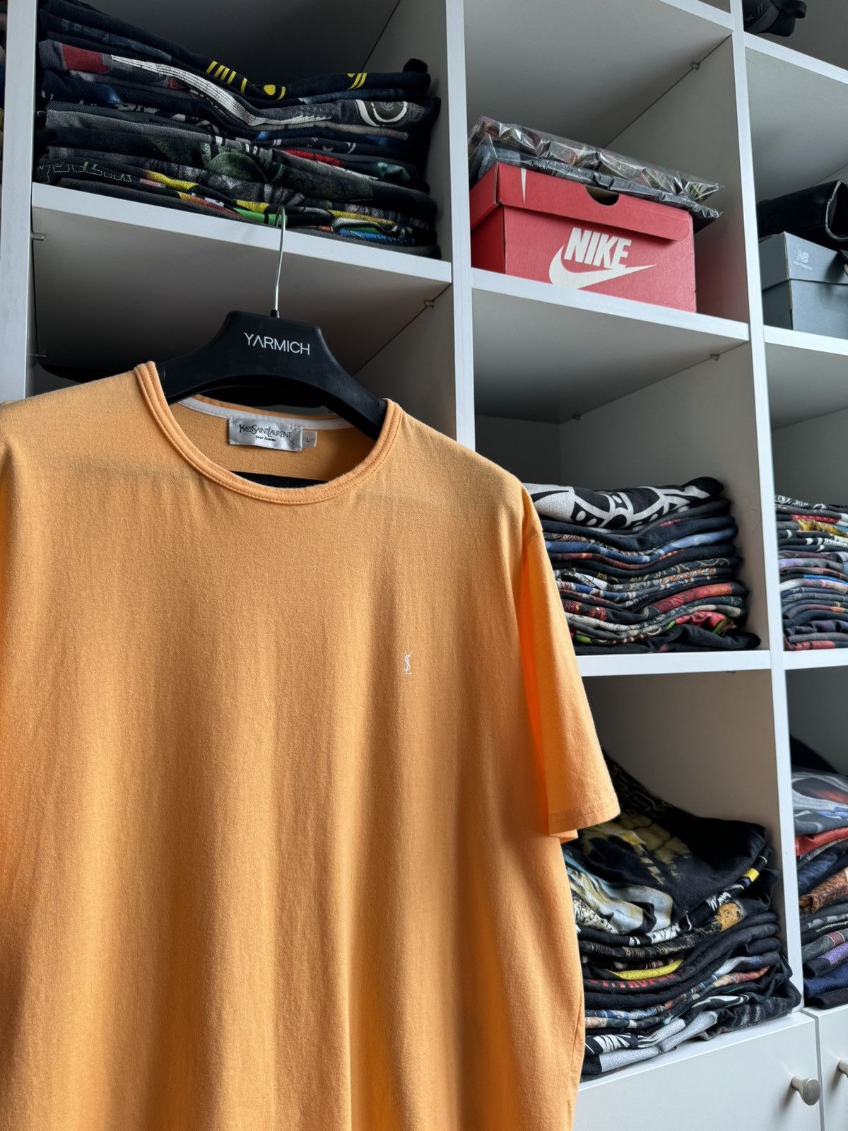 Yves Saint Laurent Vintage Yves Saint Laurent YSL Logo T Shirt Size US L / EU 52-54 / 3 - 2 Thumbnail