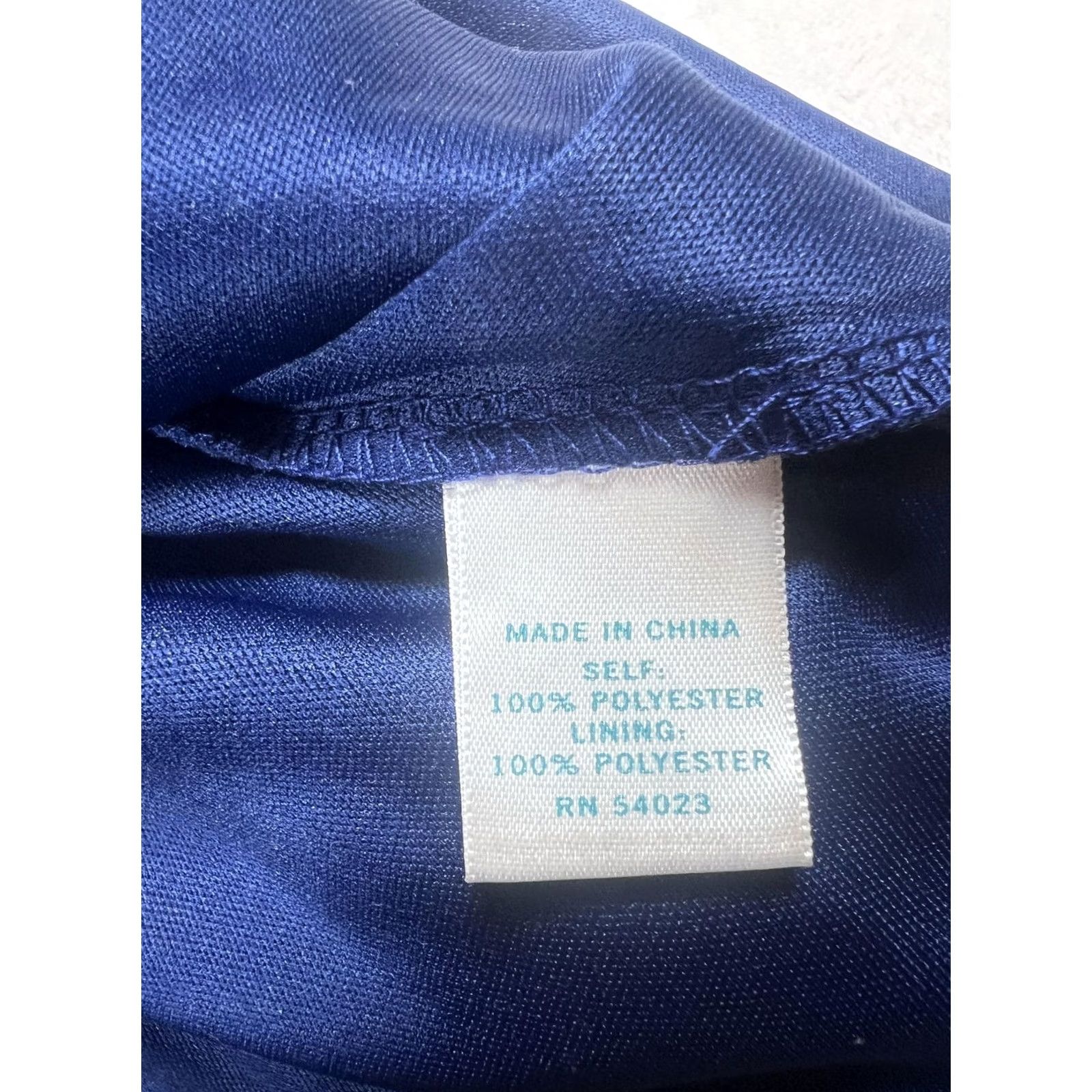 Vintage Pim + Larkin Dress Large Blue Lace Fit & Flare Knee Length Party Womens Size L / US 10 / IT 46 - 5 Thumbnail