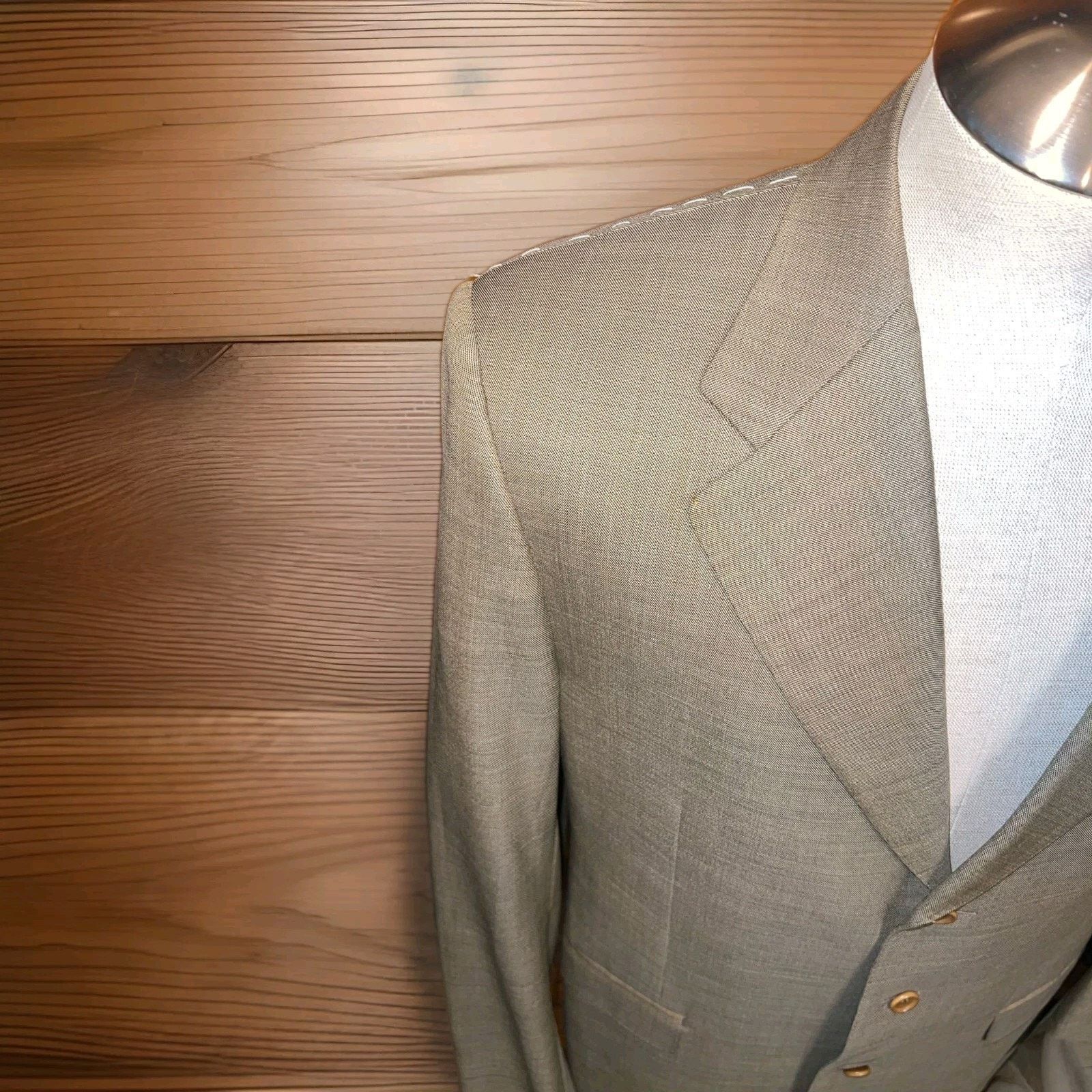Canali Canali Men's Caki 3 Button Blazer 40R US/ 50R EU Size 40R - 3 Thumbnail