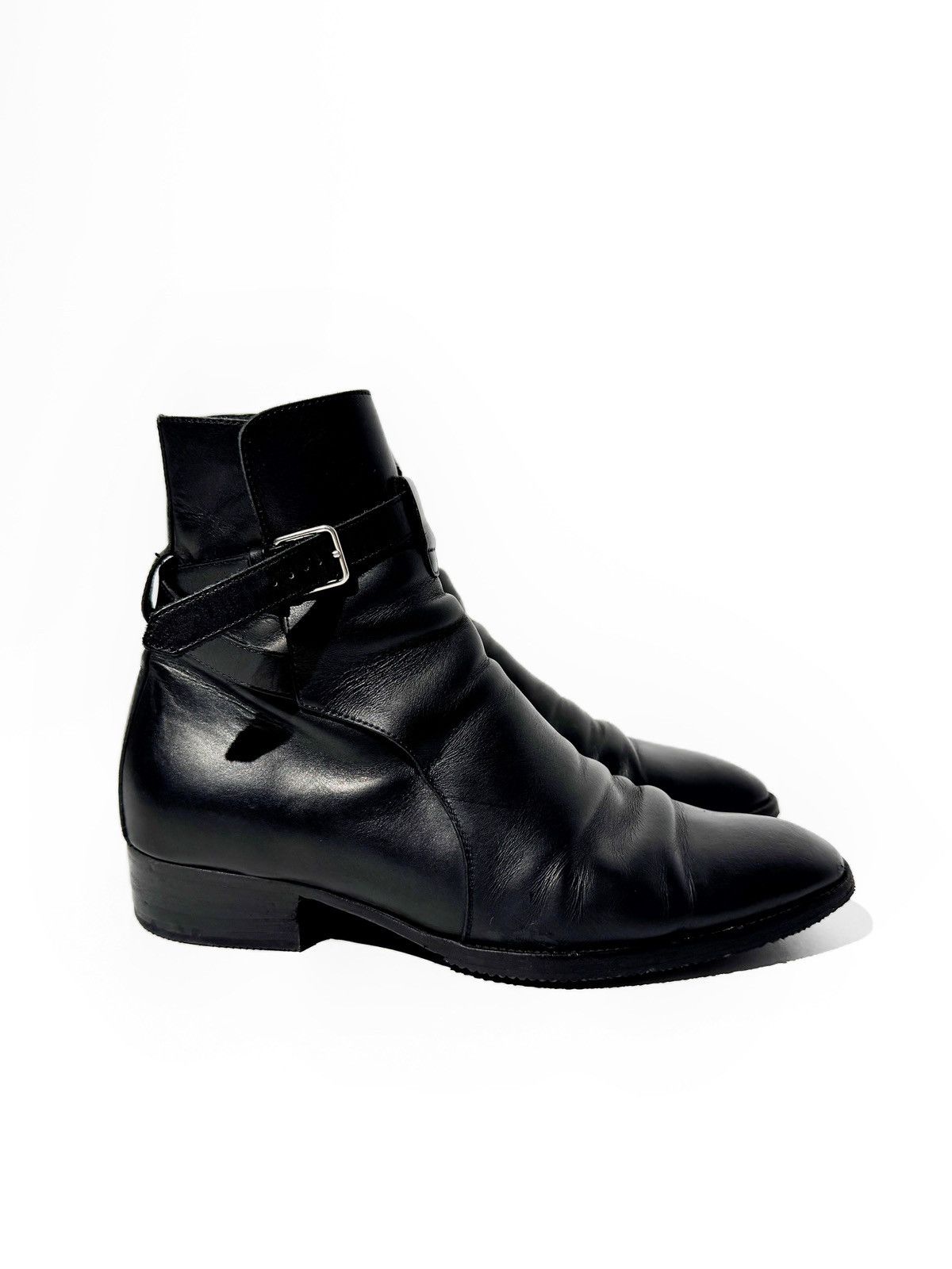 Saint Laurent Paris FW16 Saint Laurent Black Leather Jodhpur Ankle Boots Size US 6.5 / EU 39-40 - 1 Thumbnail