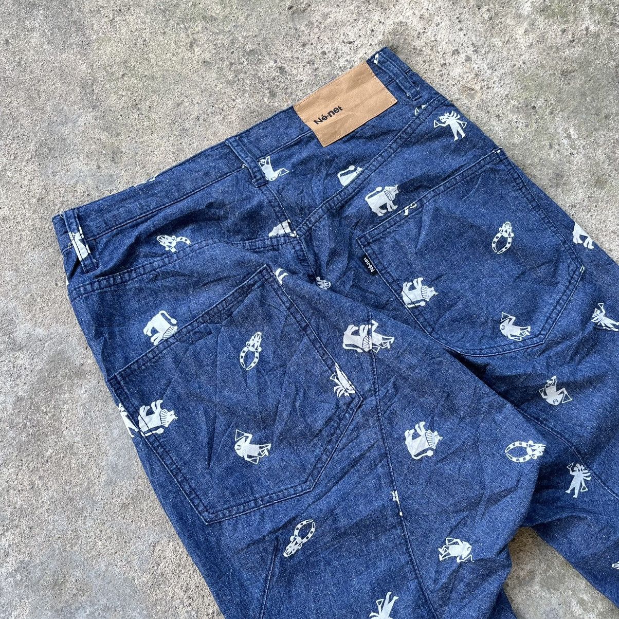 Issey Miyake Ne-net by Issey Miyake Pants Full Print Size US 30 / EU 46 - 9 Thumbnail