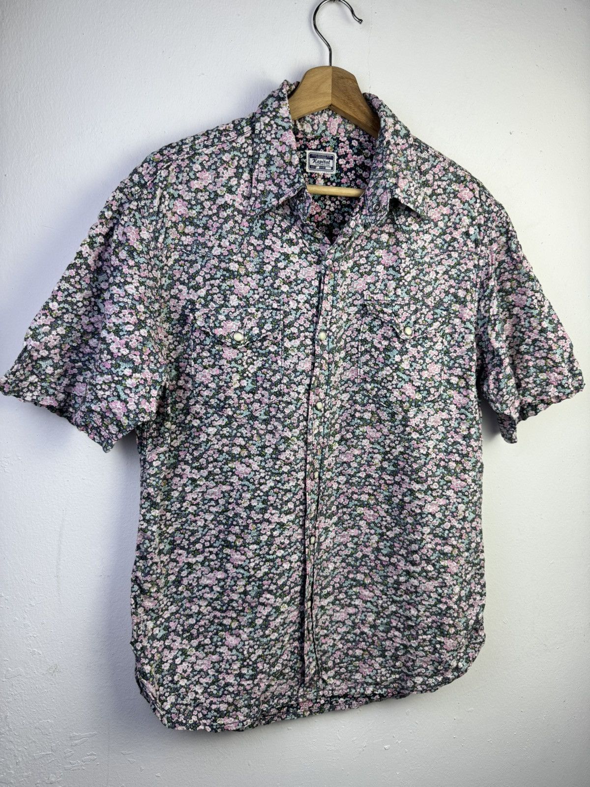 Kapital Kapital floral button-down short-sleeve shirt Size US M / EU 48-50 / 2 - 2 Thumbnail
