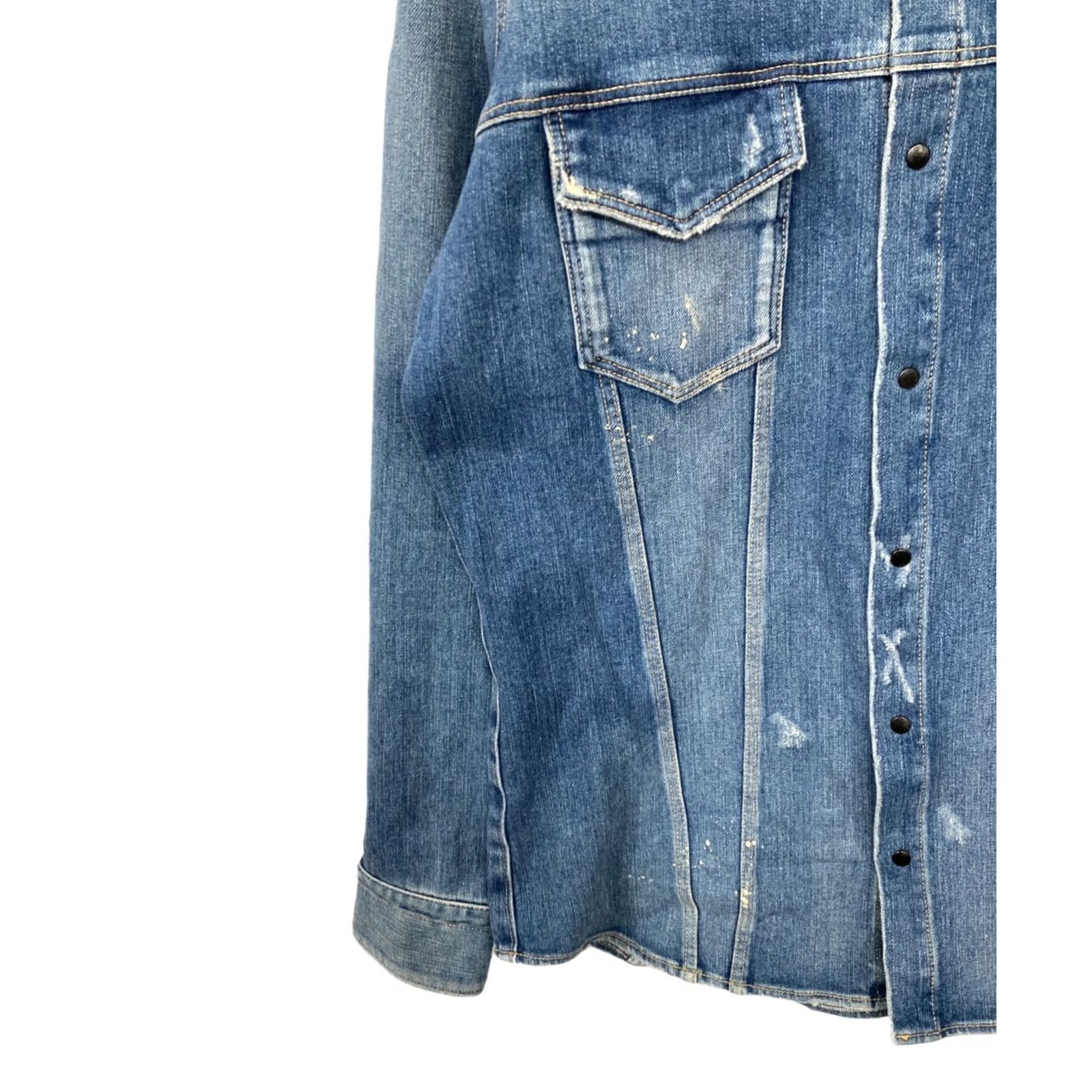 Denime Junhashimoto Denim Jacket Men Indigo Size 4 Jacket 1040000003 Size US S / EU 44-46 / 1 - 5 Thumbnail