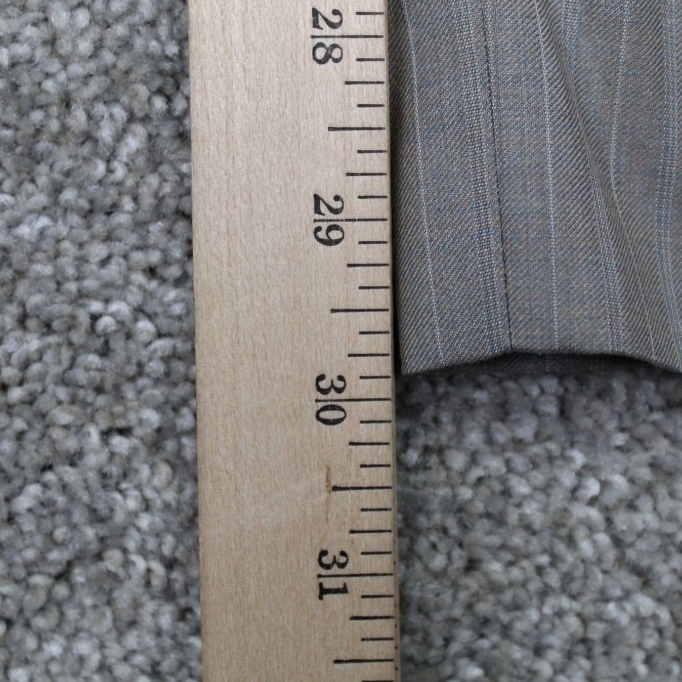 Vintage Zandello Dress Pants Mens 36 Regular Beige Pleated Rayon/Polyester Straight Leg Dress Pants Mens 36 Beige 90s Style Size US 36 / EU 52 - 4 Thumbnail