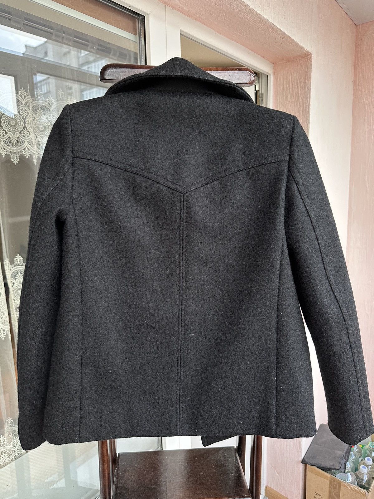 Saint Laurent Paris Saint Laurent Double Breasted Wool Coat Size XS / US 0-2 / IT 36-38 - 10 Thumbnail