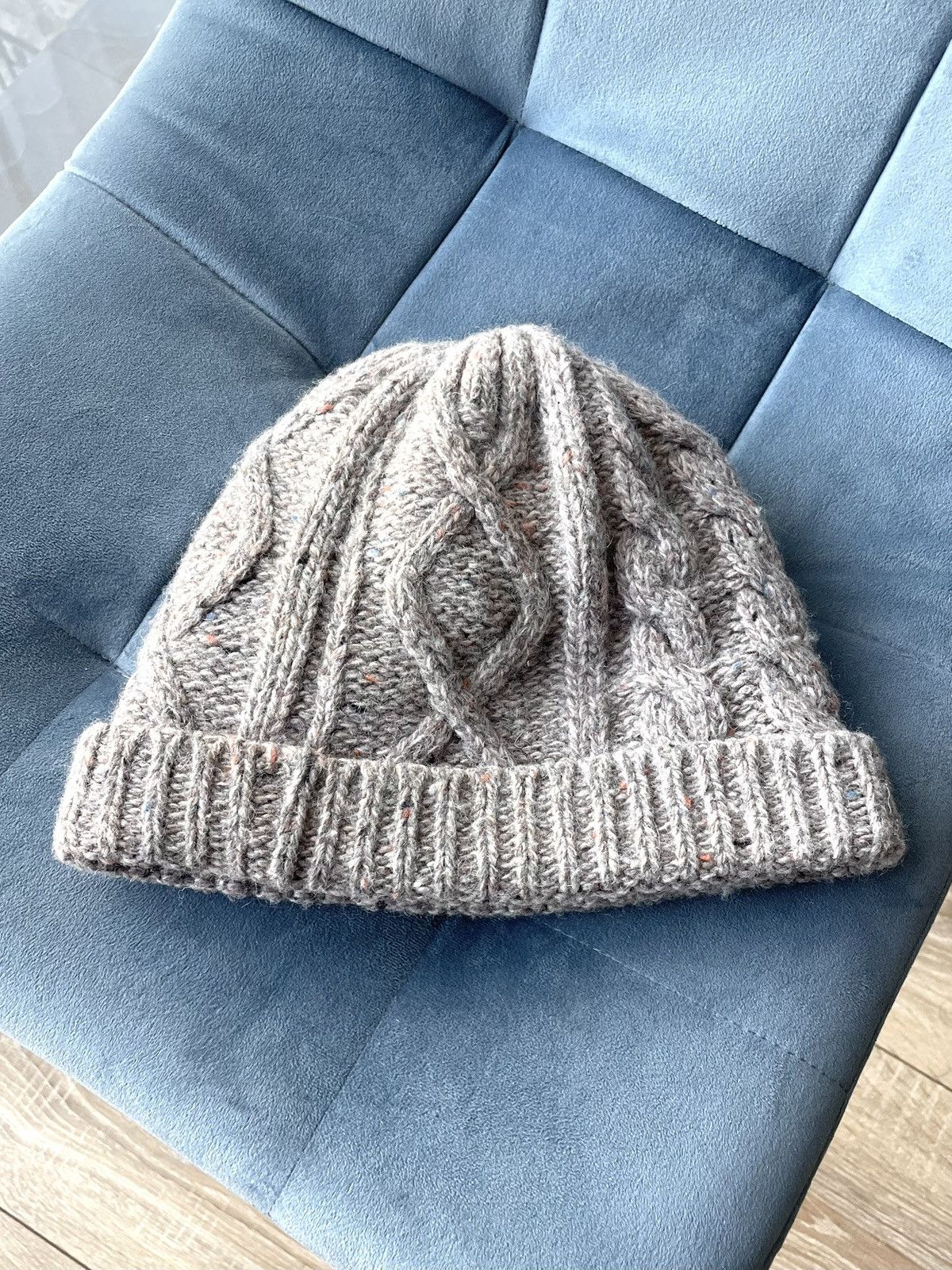 Barbour Barbour England Cable Knit Wool Blend Beanie Hat Size ONE SIZE - 8 Thumbnail