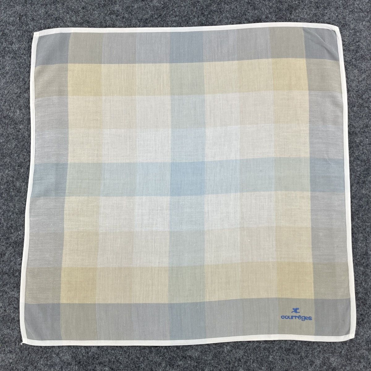 Courreges × Vintage Courreges Handkerchief / Bandana / Neckerchief B129 Size ONE SIZE - 4 Thumbnail